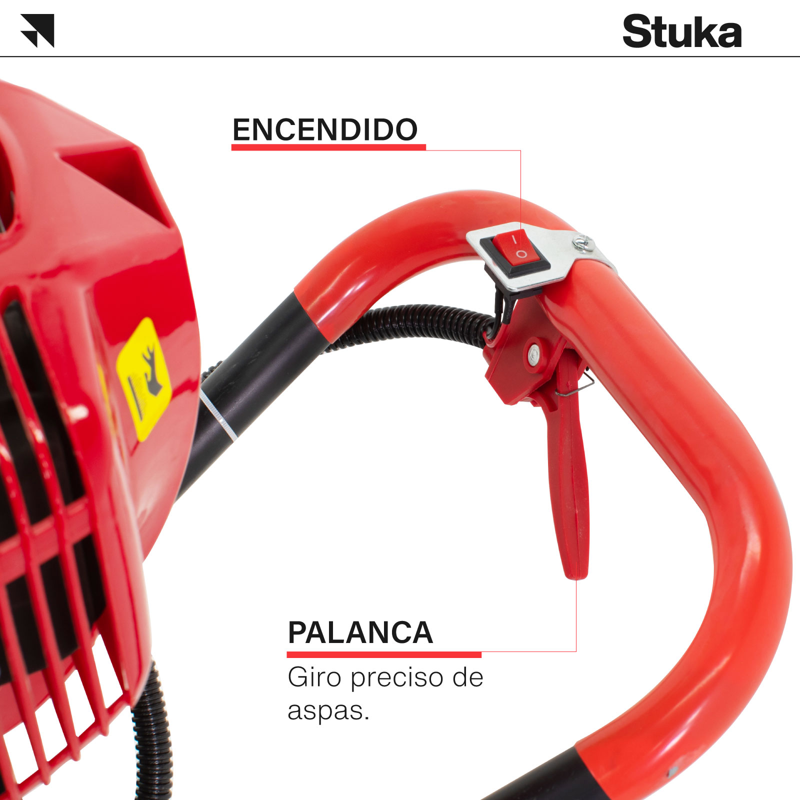 Excavadora De Postes Stuka Motor de 2 Tiempos 52 cc, Taladro 1500 W, Ahoyadora Manual a Gasolina