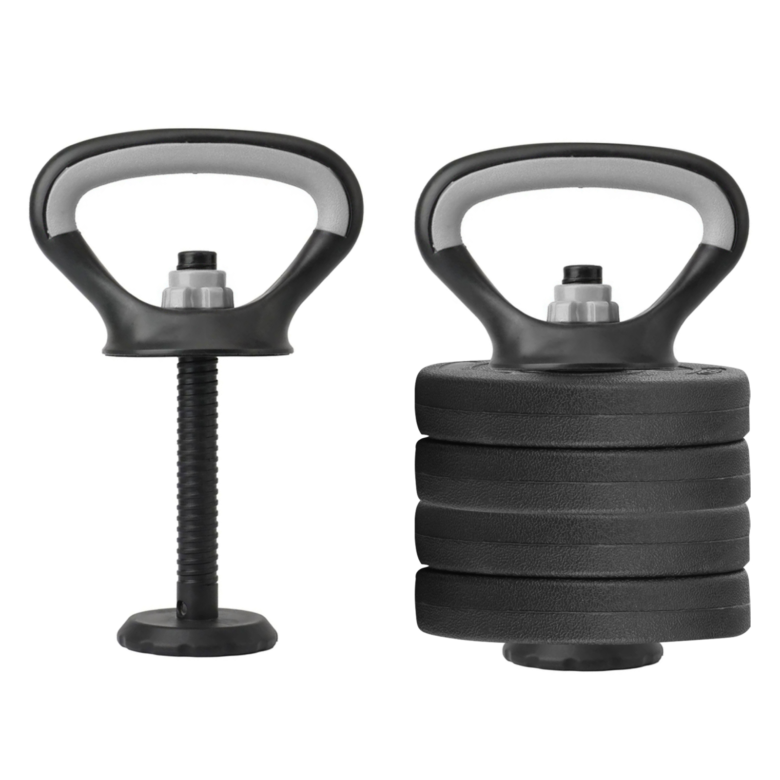 Set de Mancuernas Ajustables 40 kg Altera 5 en 1 con Pesa Rusa 