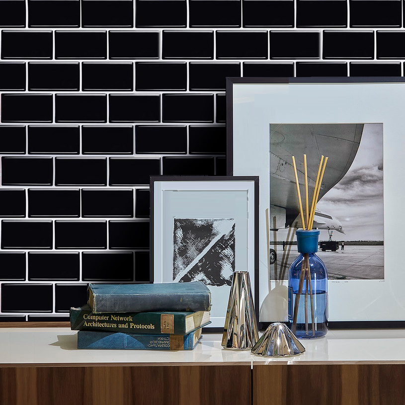 Panel Vinilico 3d Autoadherible Tipo Azulejo BARI Tekno Step