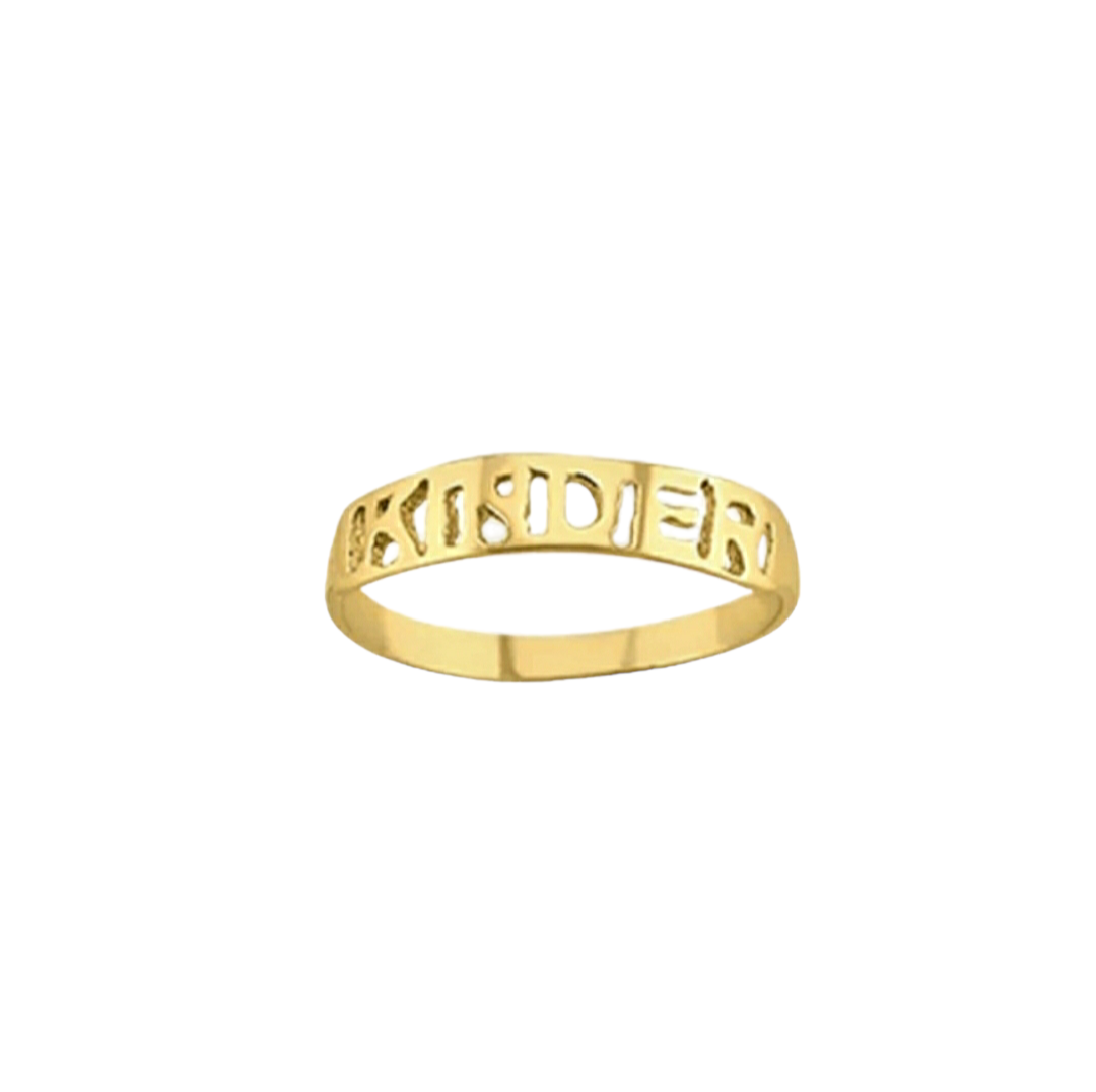Anillo Graduación 10k Kinder Unisex