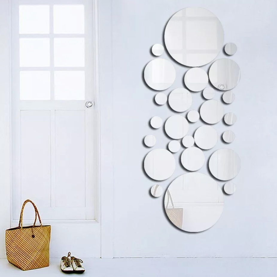 Set 26 Espejos Circulares Decoración