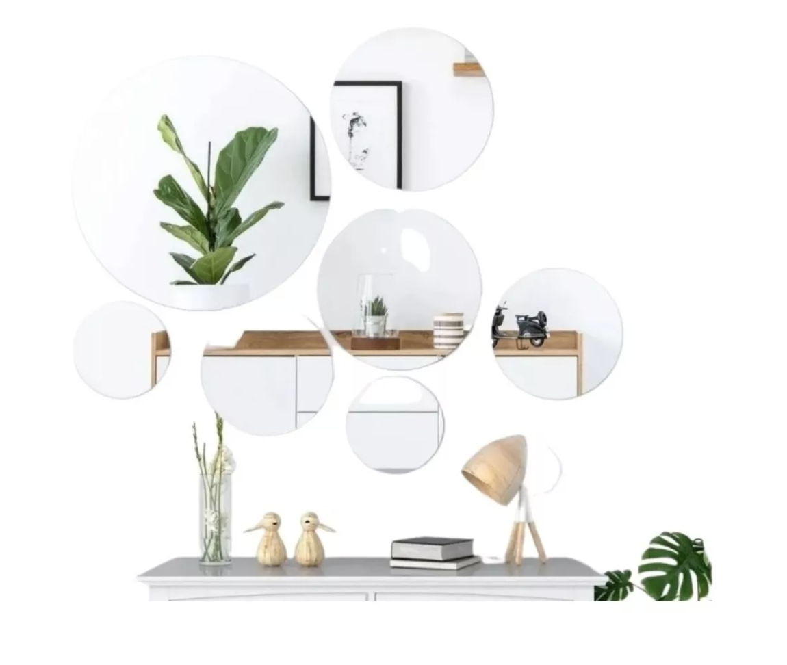 Set 26 Espejos Circulares Decoración