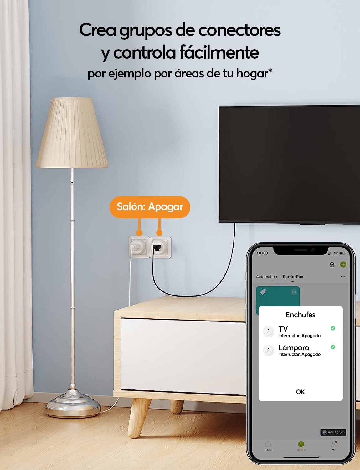 Enchufe Inteligente Archy con Wifi Smart Plug Interruptor Programable Contacto Conector Compatible con Asistentes de voz (WIFICONTACTO)