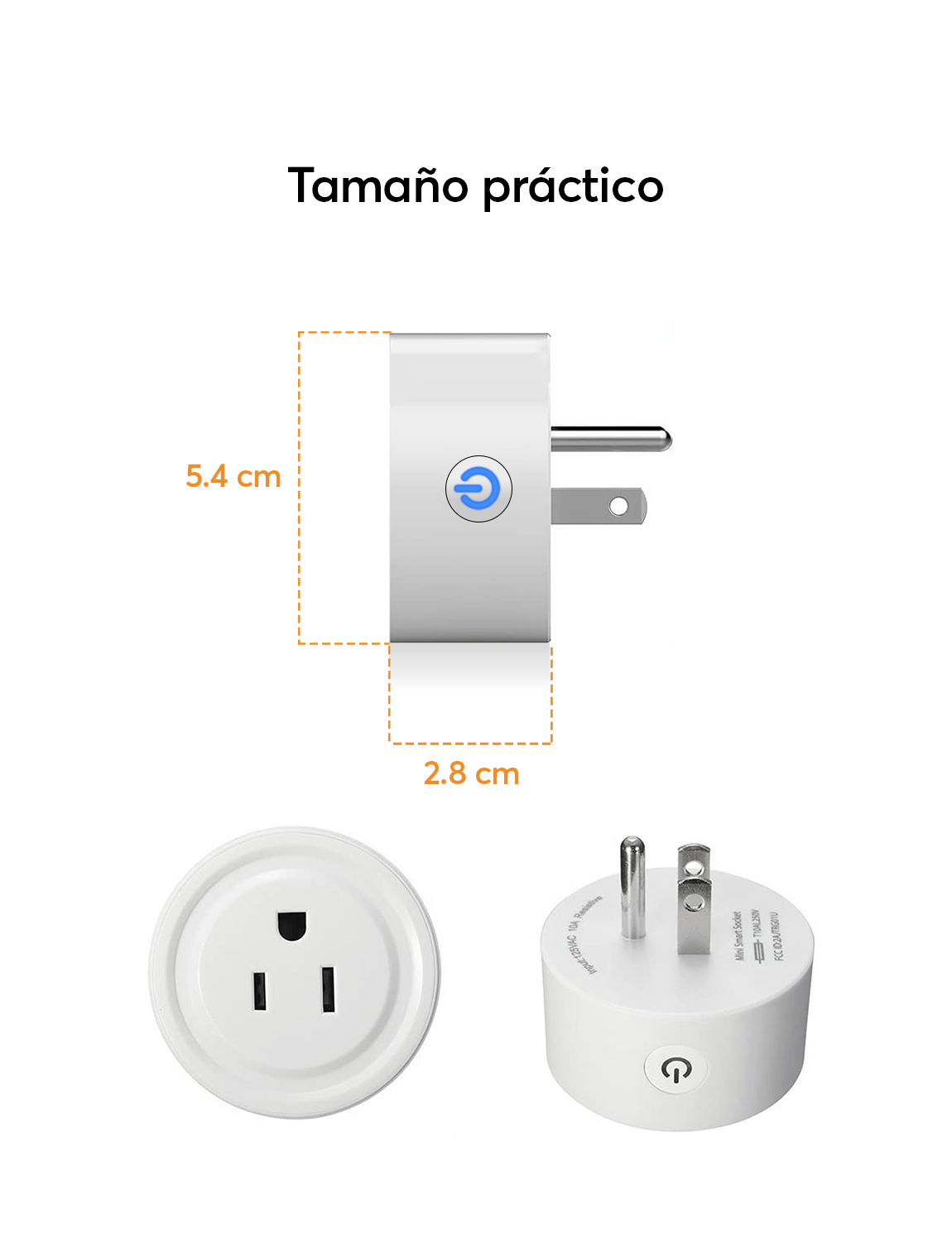 Enchufe Inteligente Archy con Wifi Smart Plug Interruptor Programable Contacto Conector Compatible con Asistentes de voz (WIFICONTACTO)