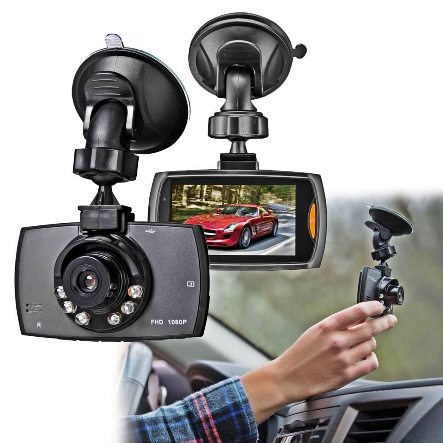 Cámara Para Auto Carro Grabadora De Viaje Full Hd 1080 P Dvr