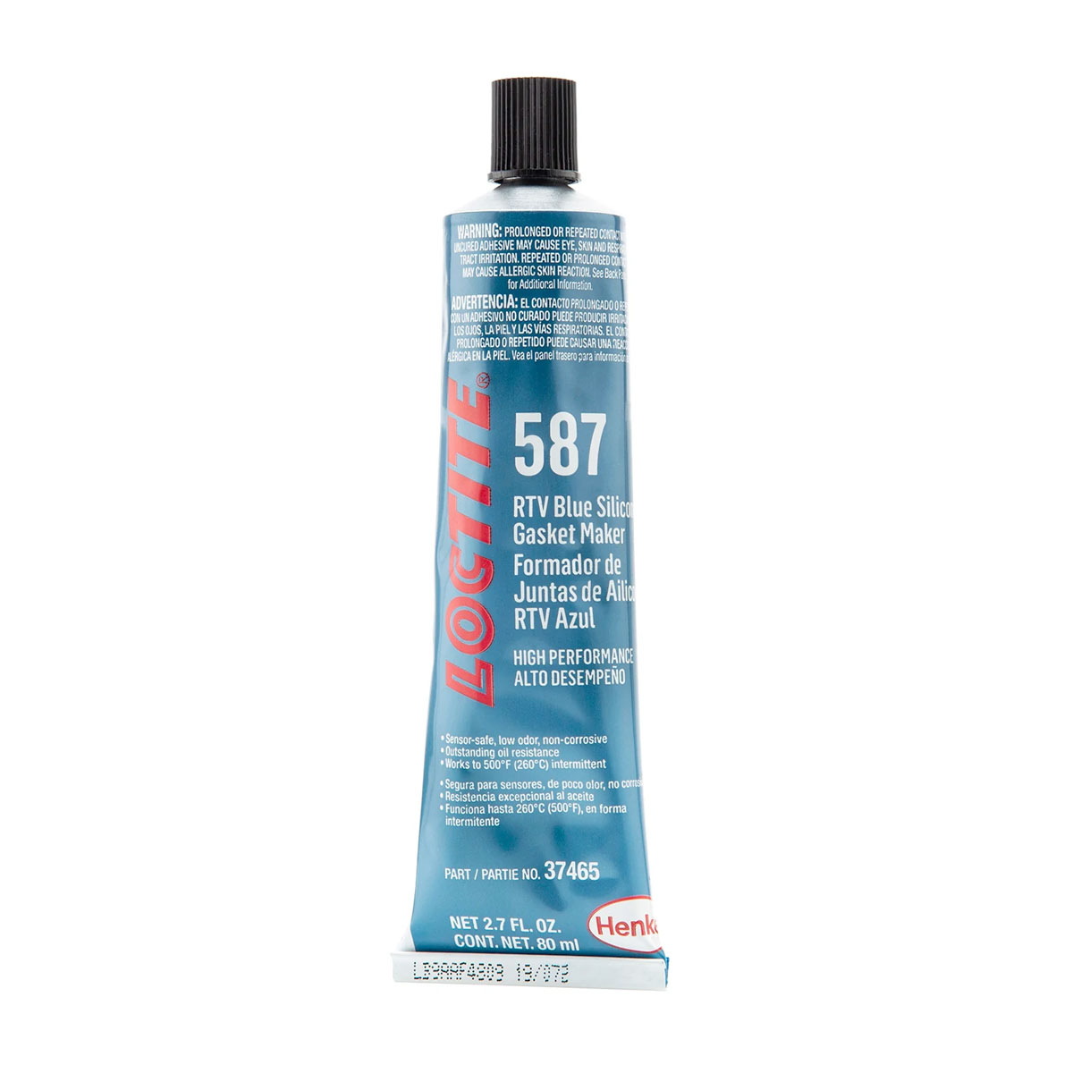 Formador de Juntas RTV Azul 587 80ml, LOC-491983 LOCTITE