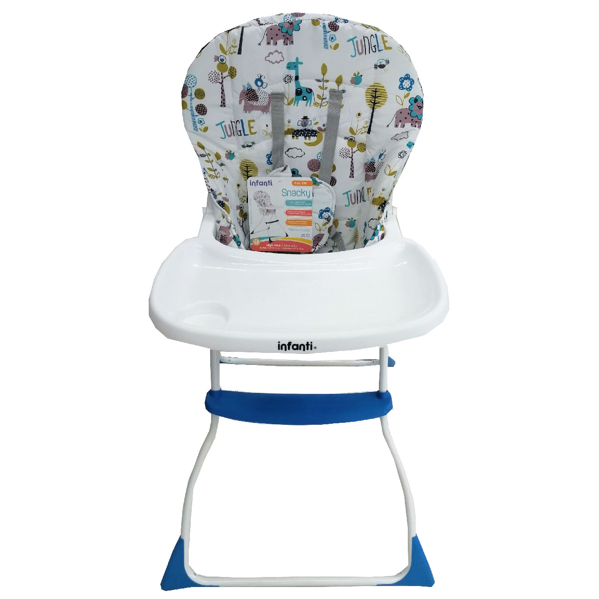 Silla Alta Jungle Snacky Azul Infanti