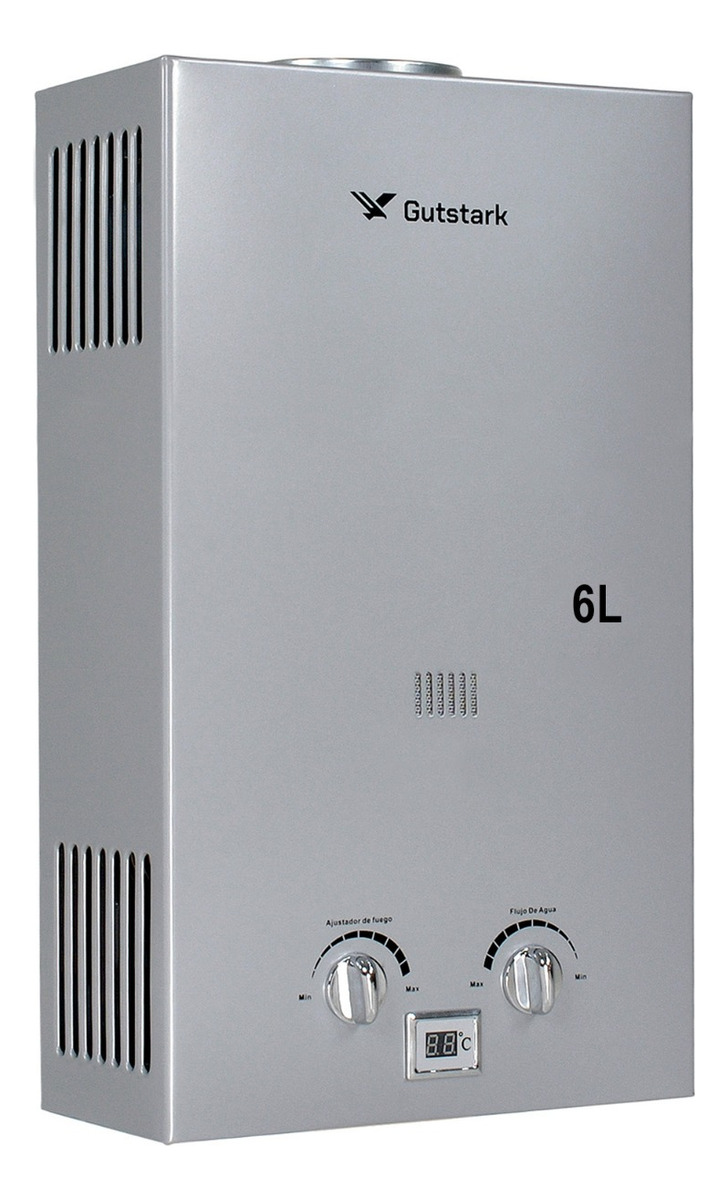 Calentador Agua Boiler Electrico Paso Gas Nt 2 Servicios 6 L