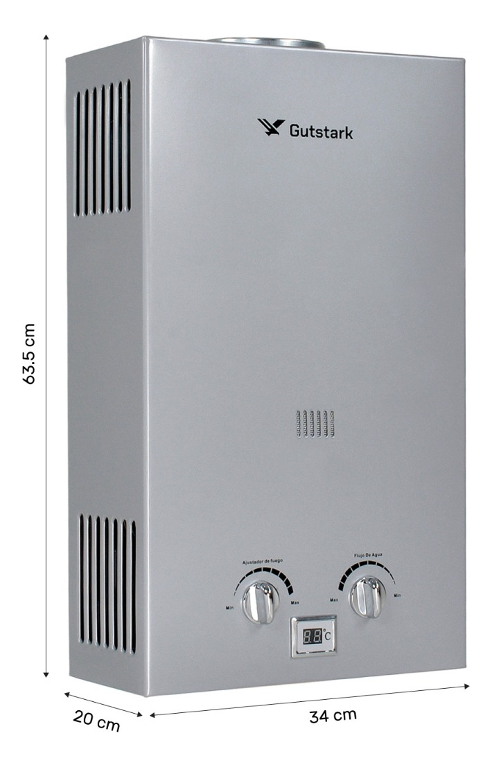 Calentador Agua Boiler Electrico Paso Gas Nt 2 Servicios 6 L