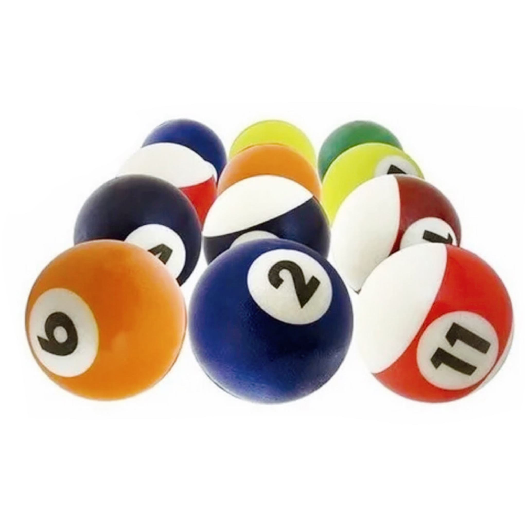 12 Pelota Billar Juguete Anti Estrés Relax Fiesta