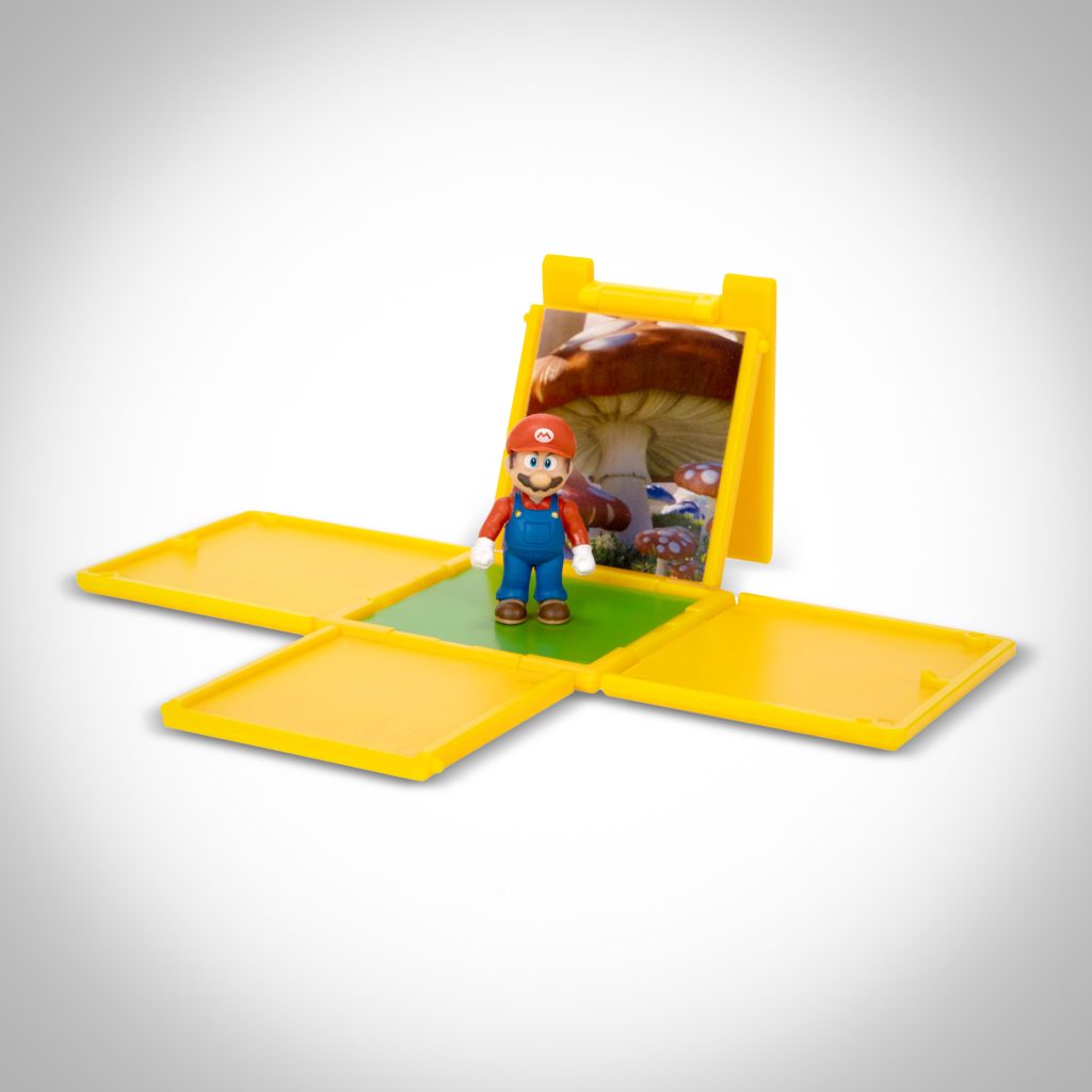 Cubo con escenario sorpresa Mario Bros