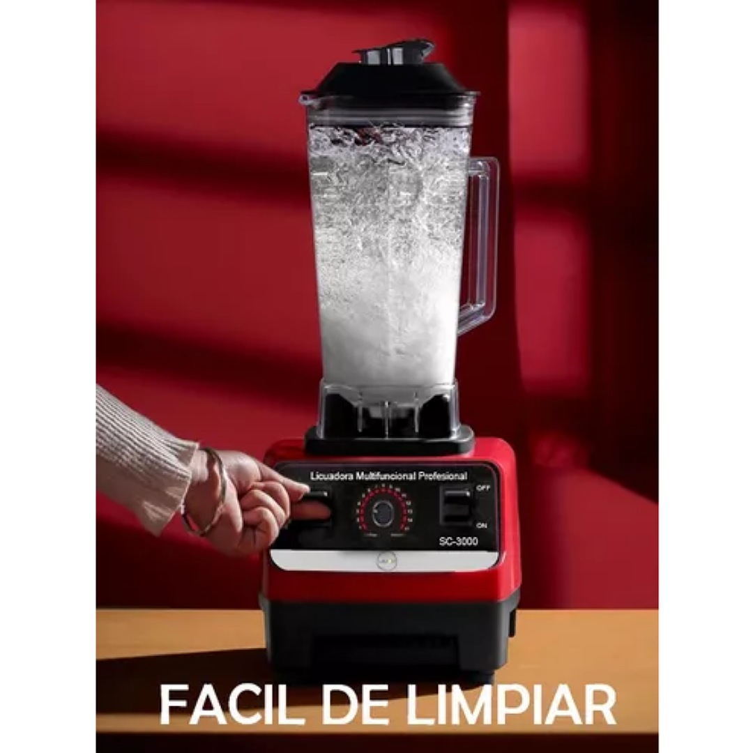 Licuadora Para Cocina Lagom 2l Vaso Libre Bpa Irrompible Tapa Antiderrame 4500w 6 Cuchillas Exprimidor Profesional Sc3000