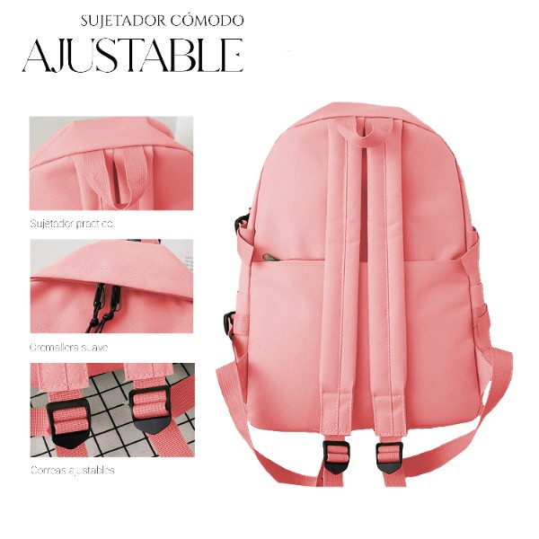 Mochilas Set 5 Pzs Escolar Bolsas Lapicera