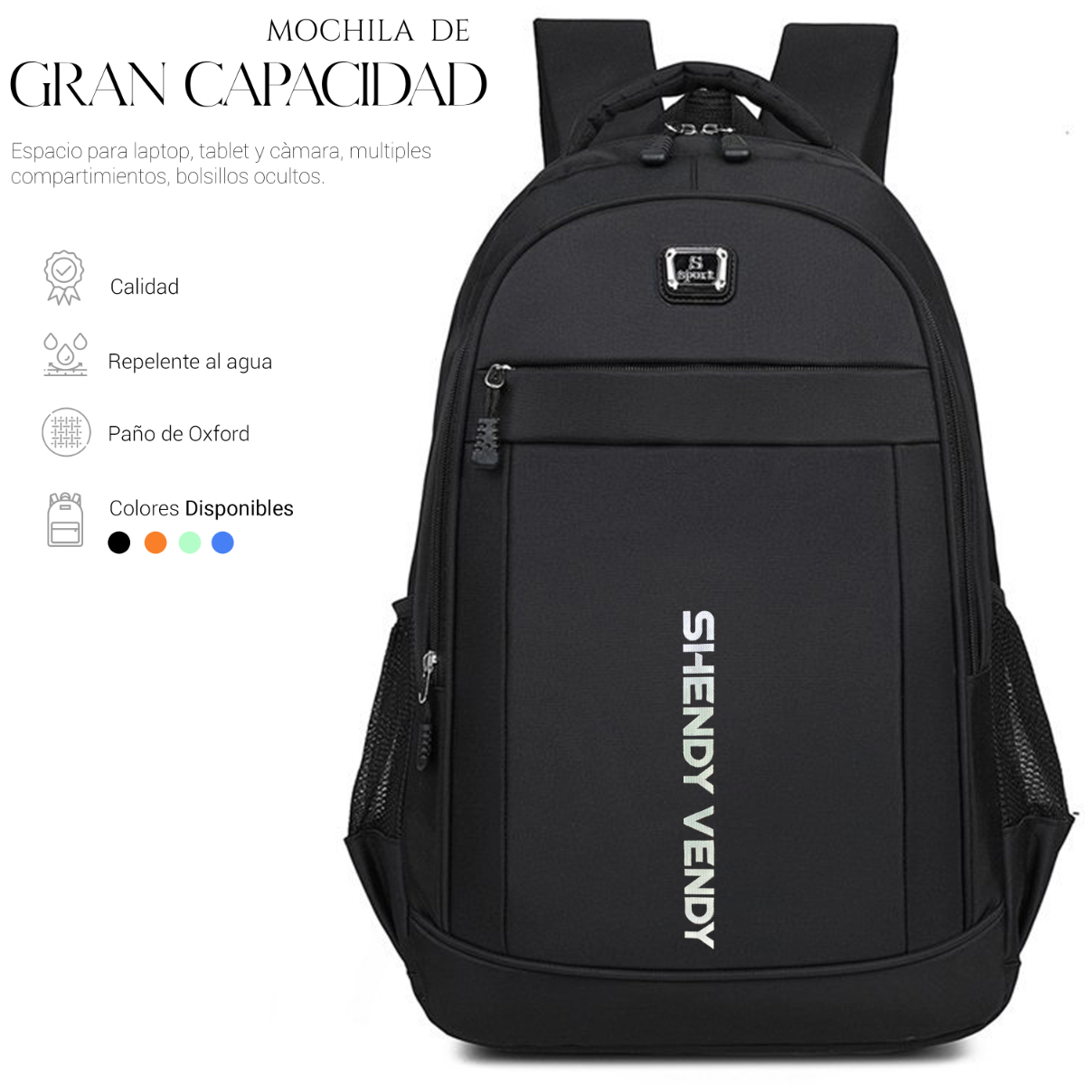 Mochila Económica De Gran Capacidad