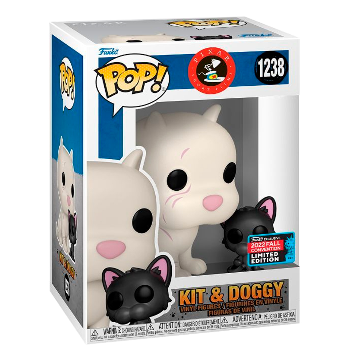 Funko Pop Kit Y Doggy #1238 Kitbull Pixar Convention Fall 2022 Figura Original