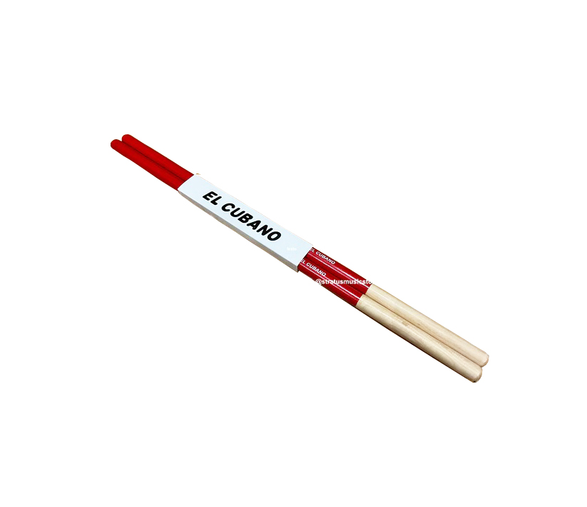 Baquetas El Cubano SR-2 Rojo P/Timbal 