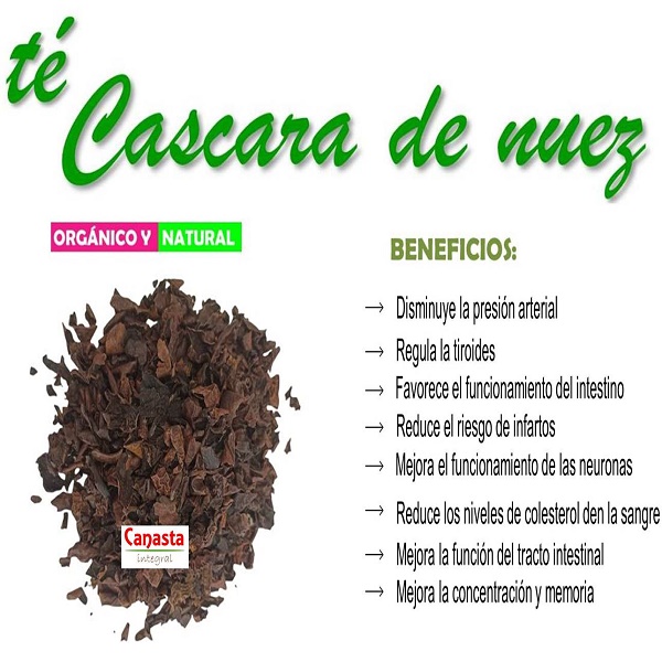 Té Cascara de Nuez Orgánico 1kg
