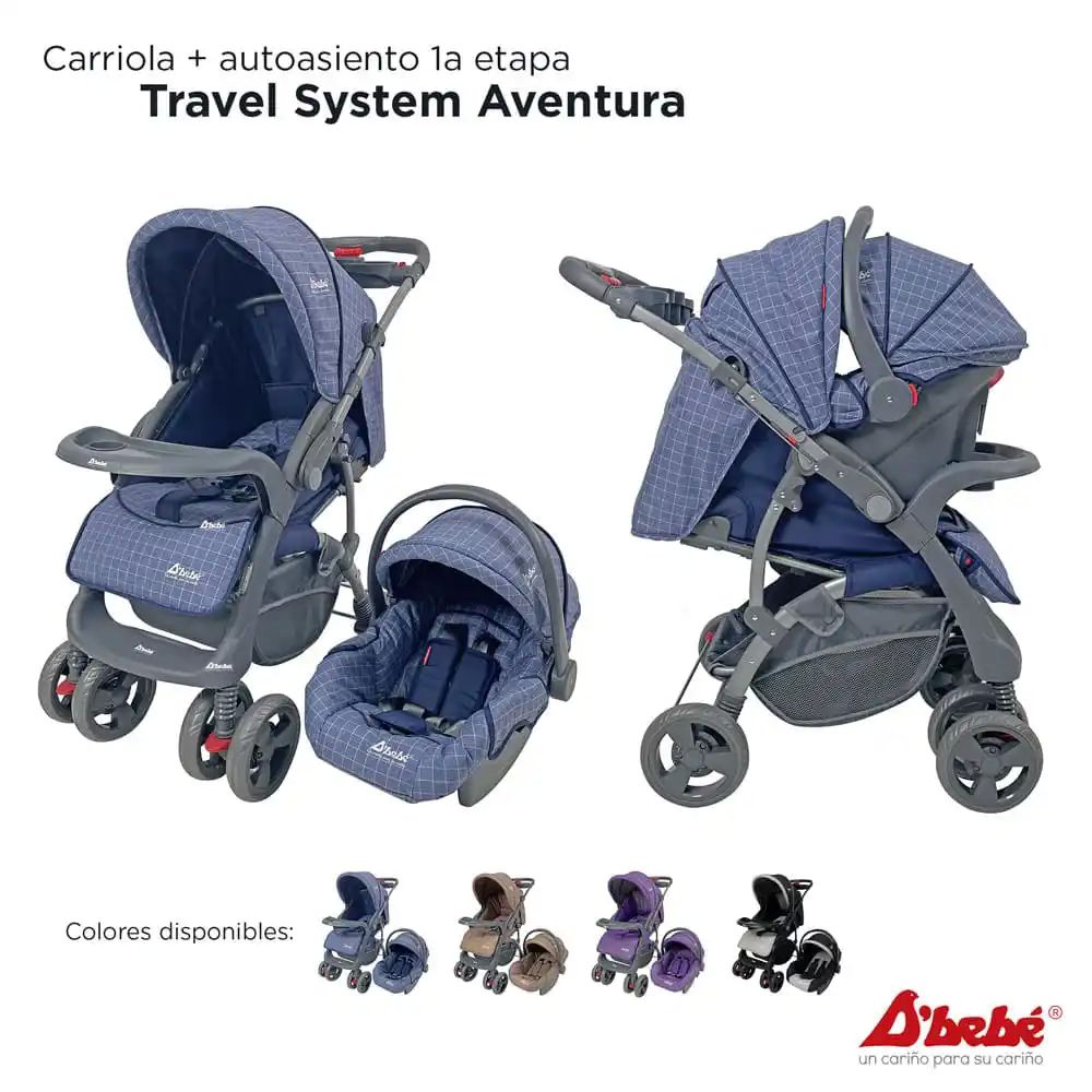 CARRIOLA D'BEBE TRAVEL SYSTEM AVENTURA AZUL MARINO END12**