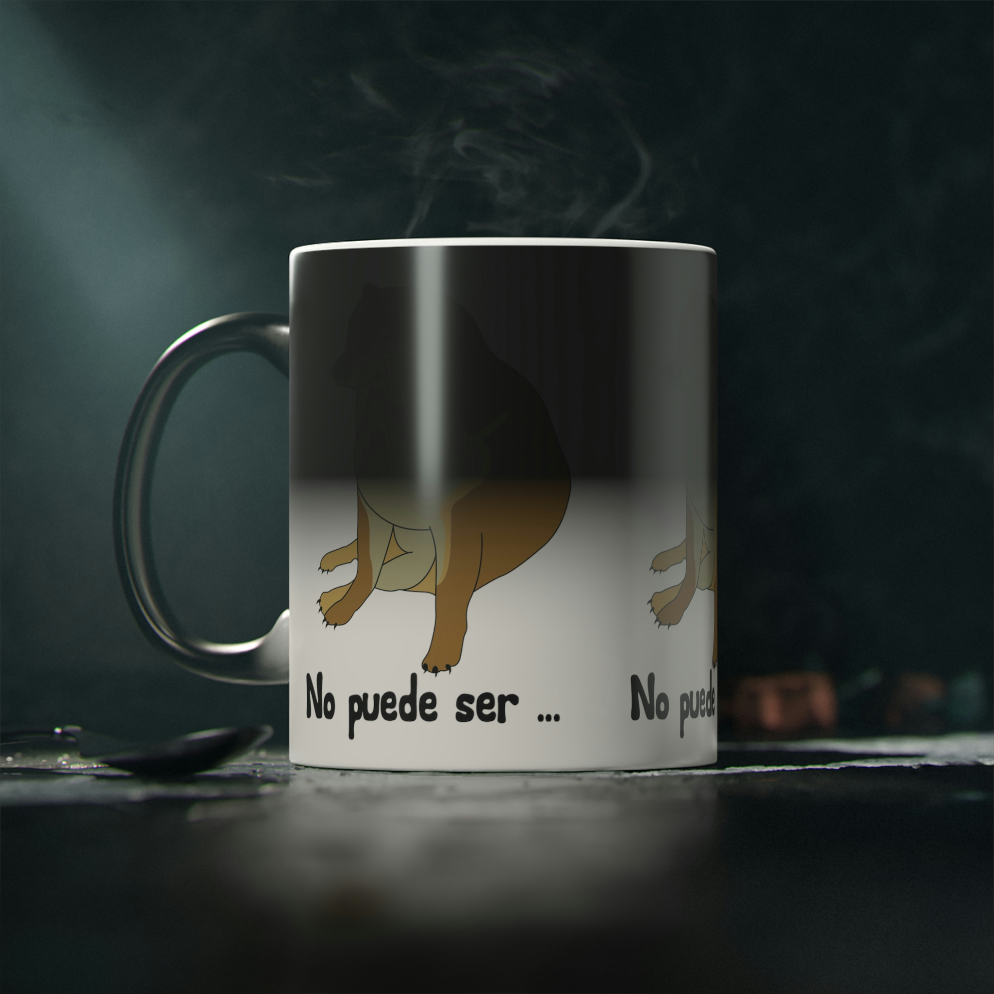 Perro Cheems No Puede Ser Diferentes Personajes | Taza Divertida Memes | Taza Mágica Sensible Al Calor | Apta Para Microondas y Lavavajillas | Transforma tus Mañanas con Nuestras Encantadoras Tazas de Cerámica