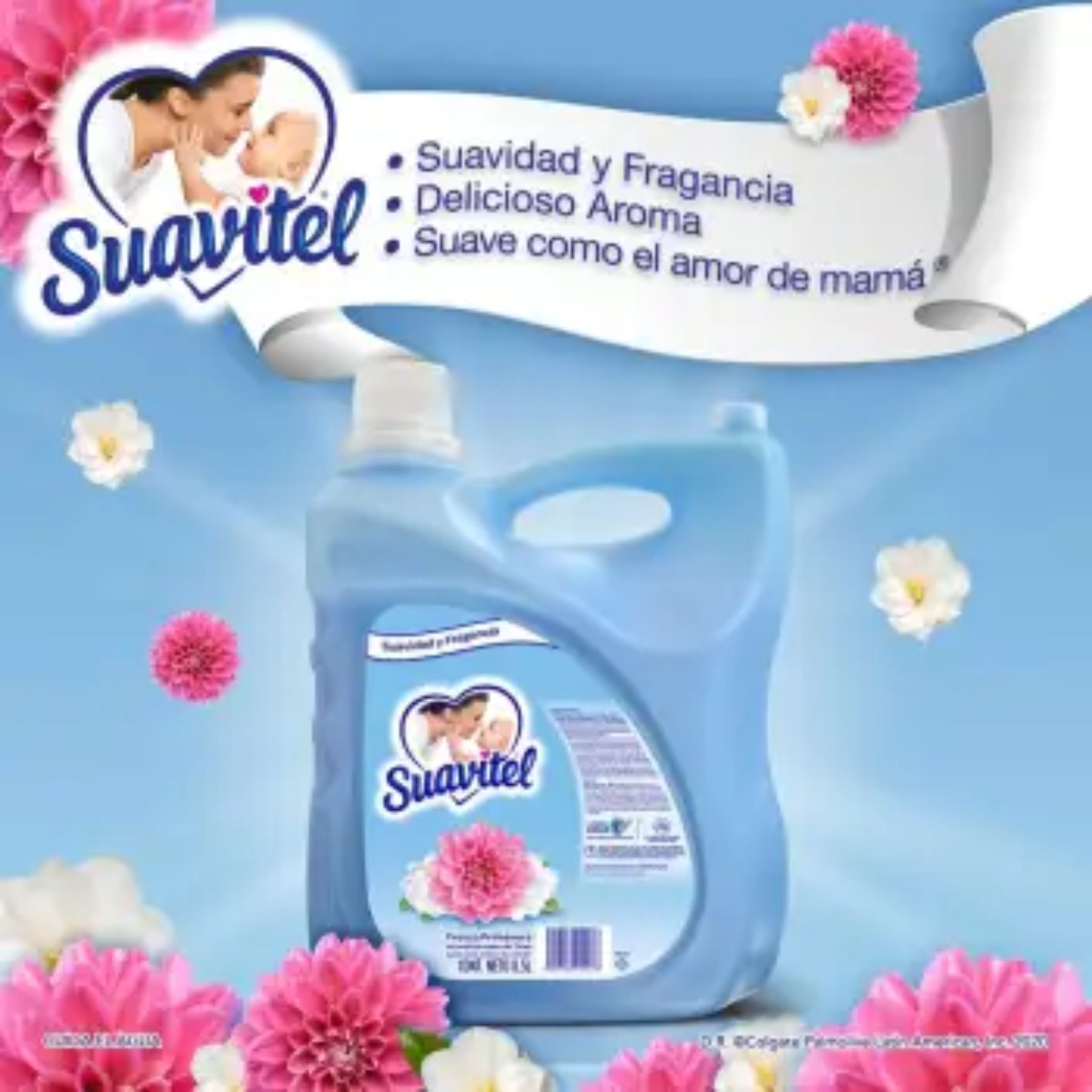 Suavizante de Telas Fresca Primavera 8.5L Suavitel SMS -AZUL