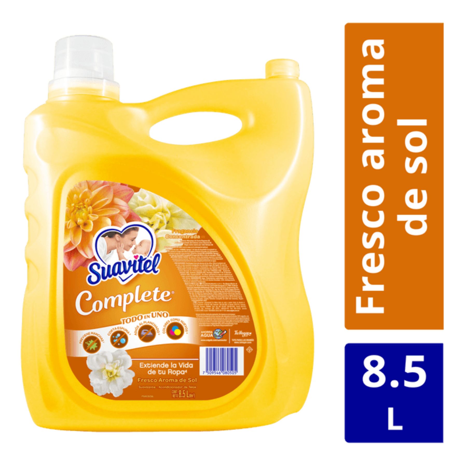 Suavizante de ropa Complete Aroma 8.5L Suavitel SMS-AMARILLO