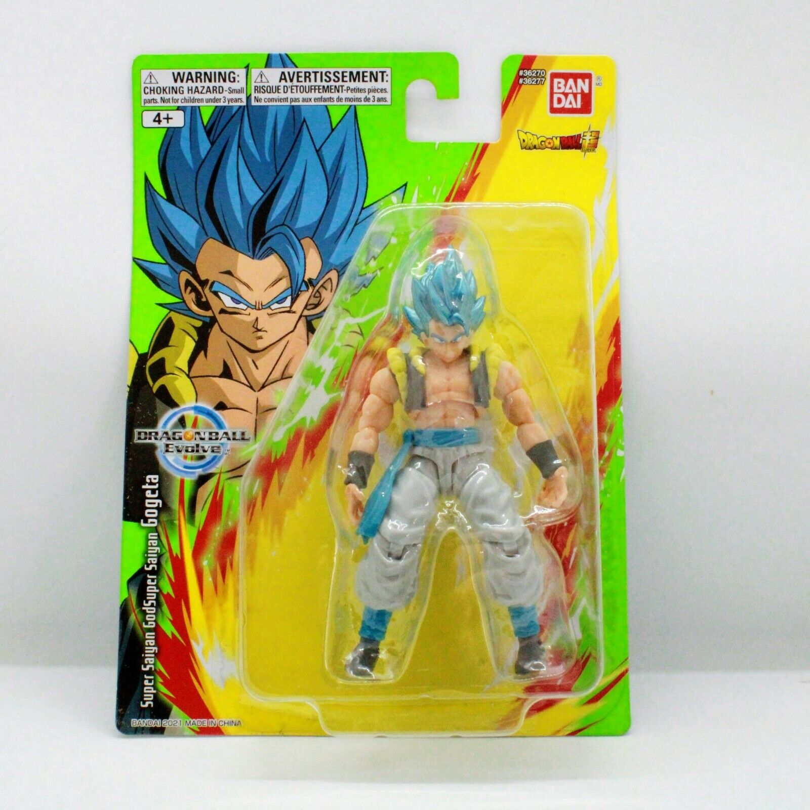GOGETA Super Saiyan Dios God Dragon Ball Evolve Bandai Figura