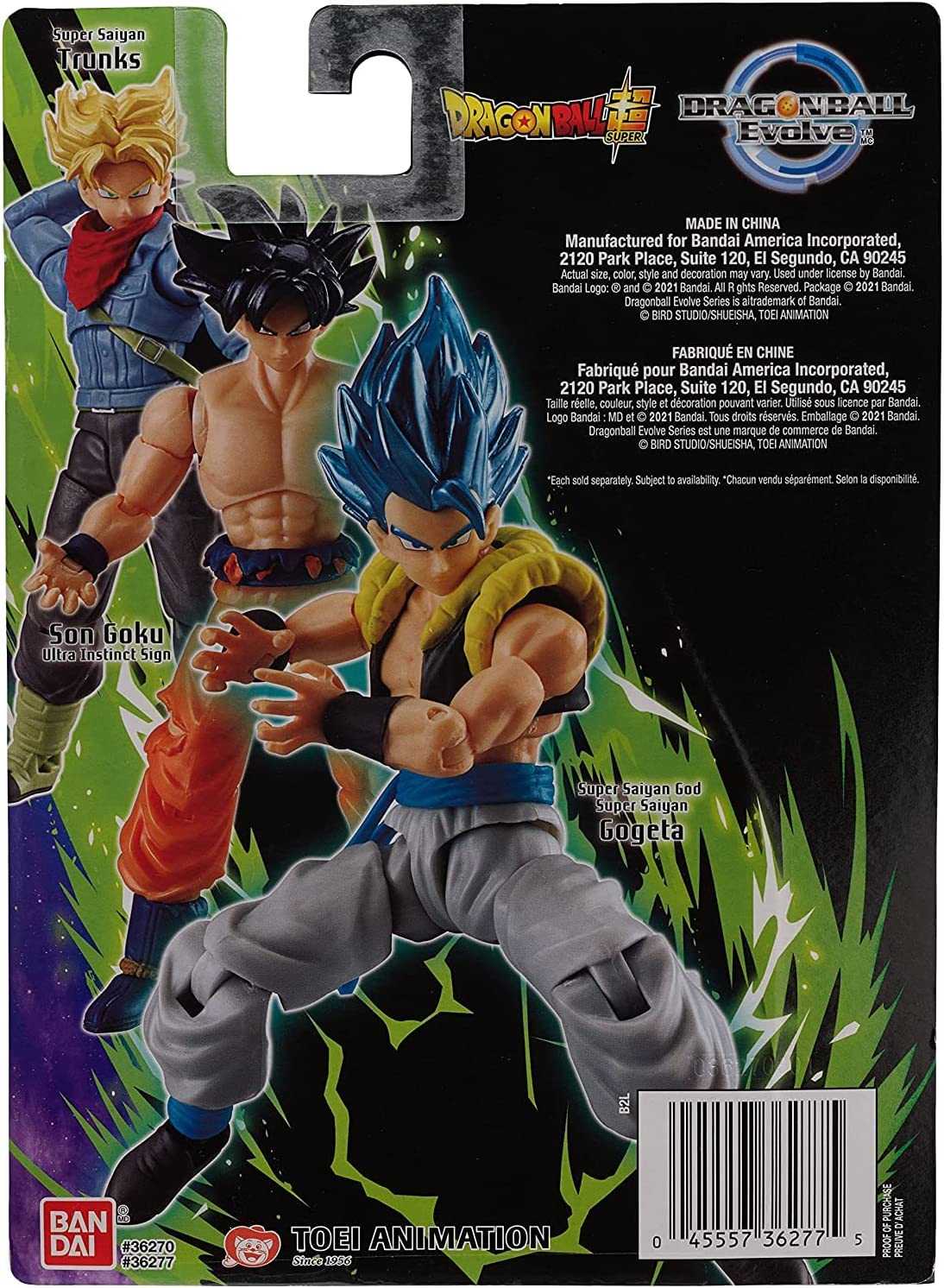 GOGETA Super Saiyan Dios God Dragon Ball Evolve Bandai Figura