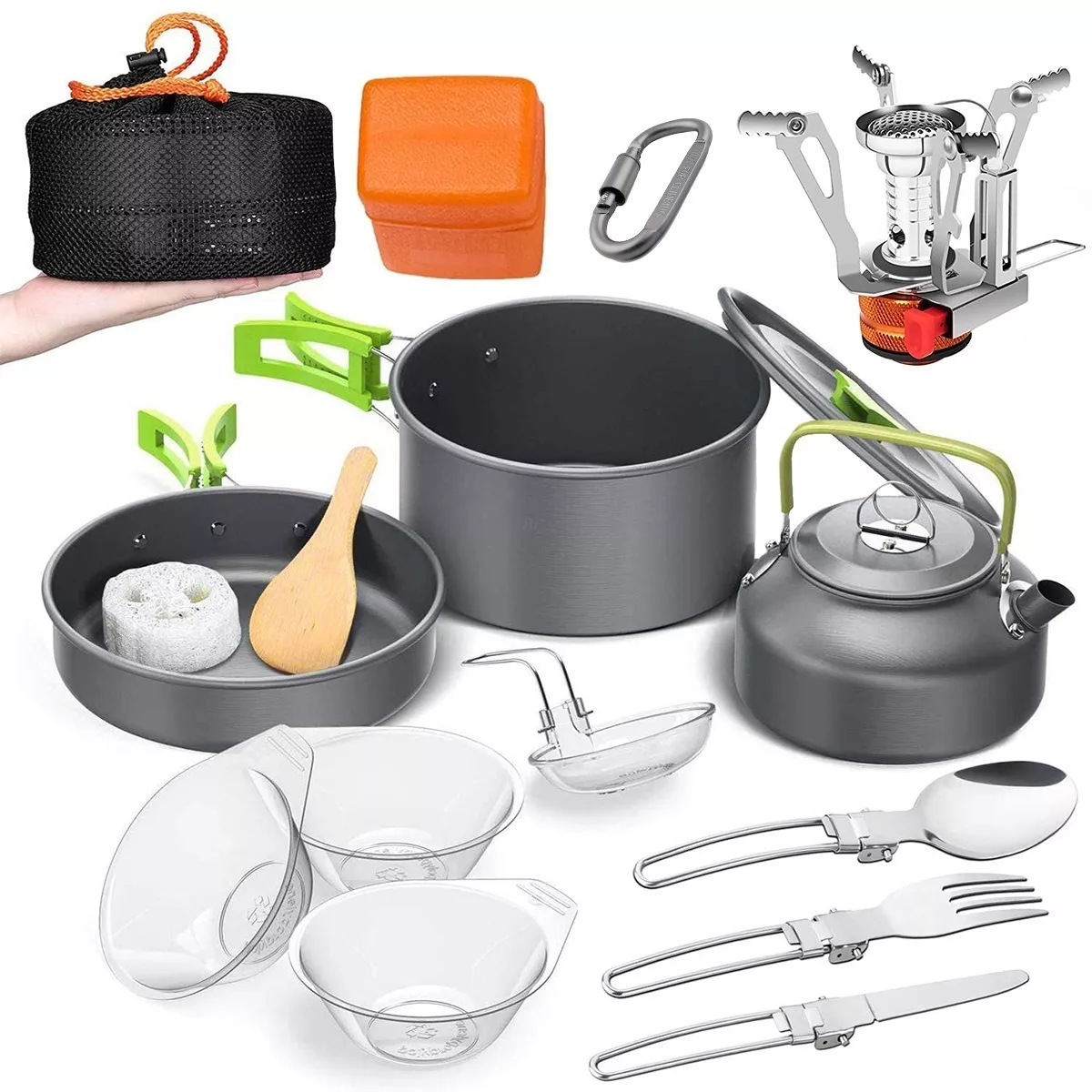 Kit Utensilios De Cocina Para Acampar Acampada Complet