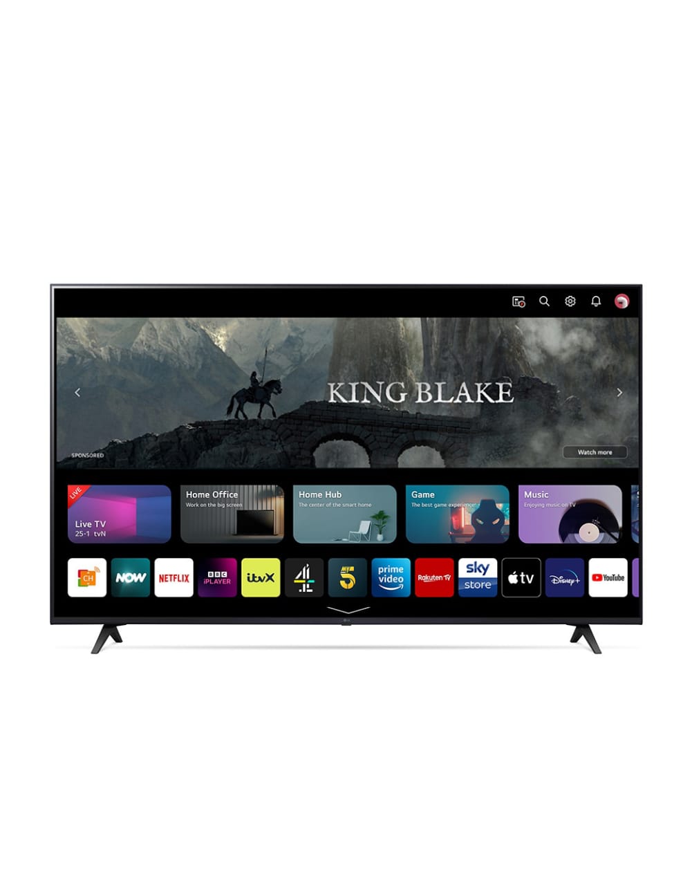 LG 50" 50UR80 Smart Tv 4K UHD HRD10 PRO 2023