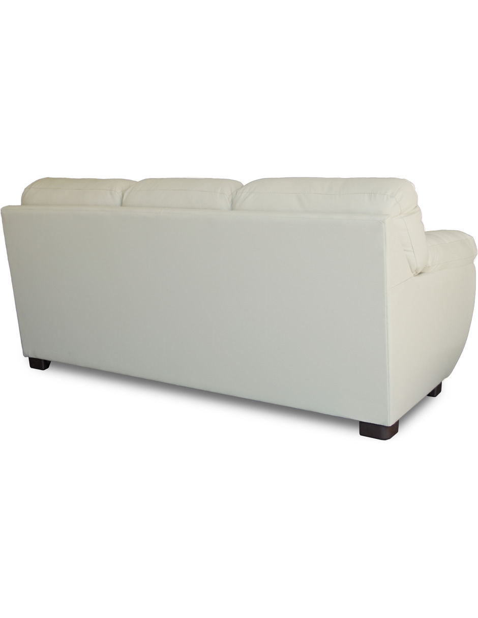 Sofá de piel Genuina Derby Color Marfil - ConfortoPiel