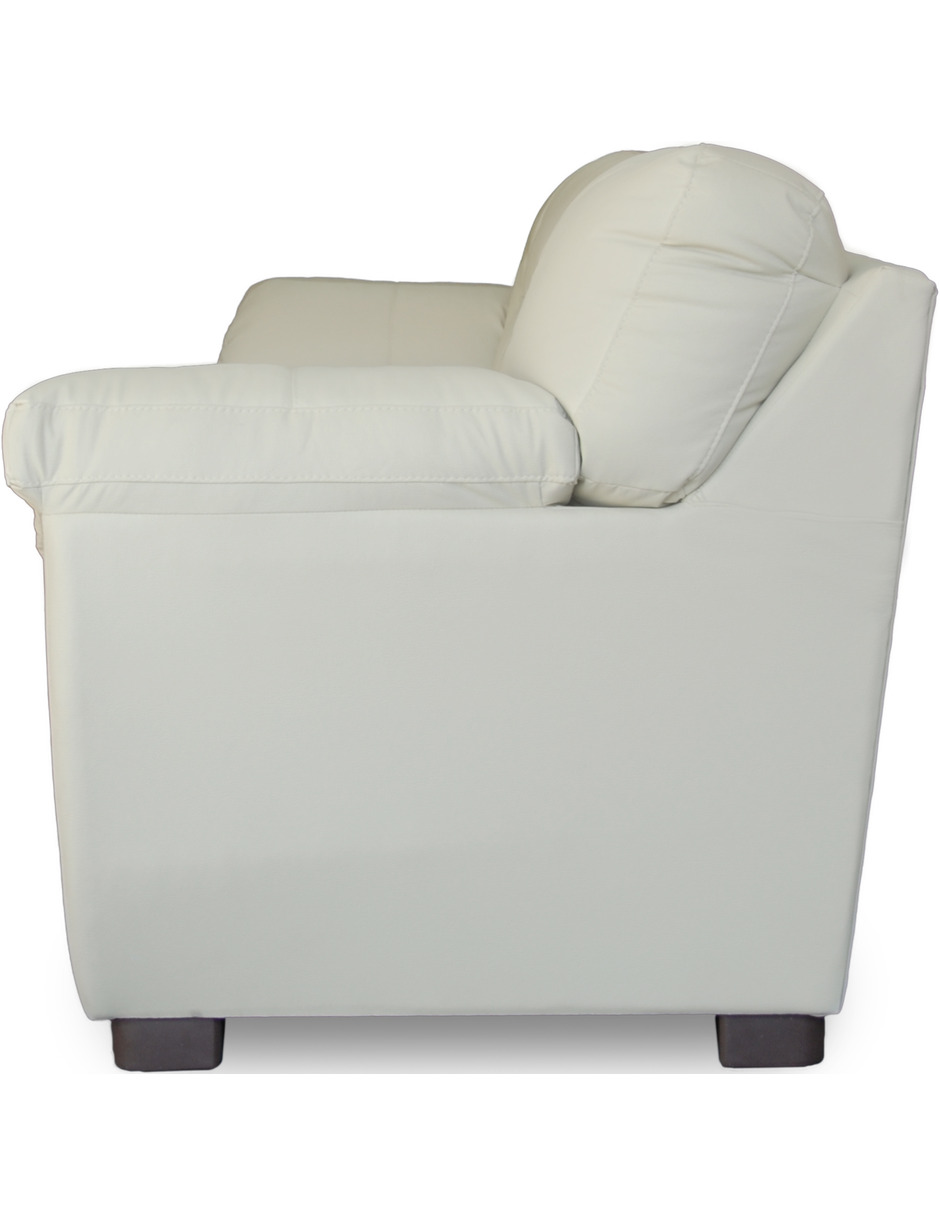 Love Seat de piel Genuina Derby Color Marfil - ConfortoPiel