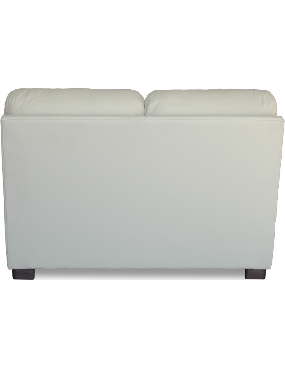 Love Seat de piel Genuina Derby Color Marfil - ConfortoPiel