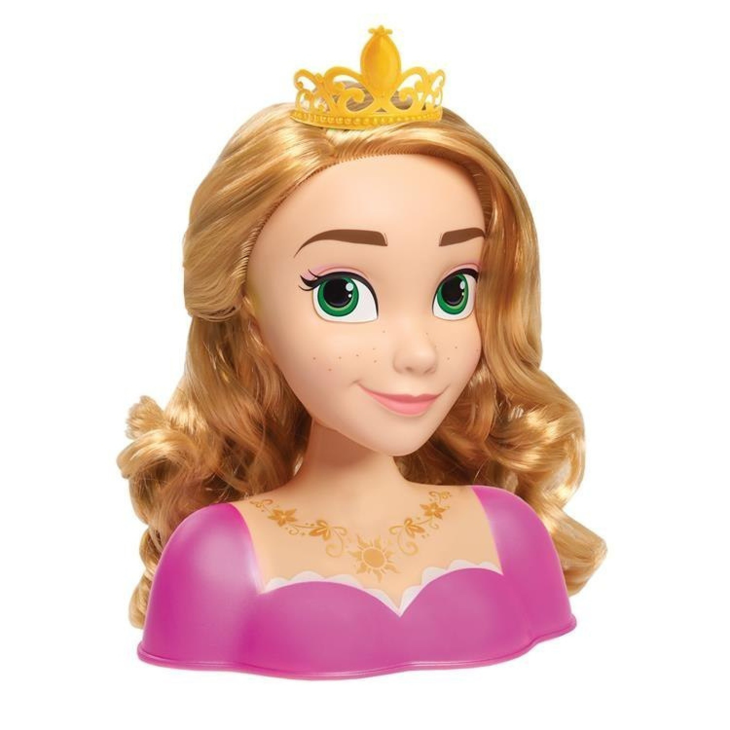 Princesa Rapunzel Cabeza Para Peinar 10 Accesorios Disney