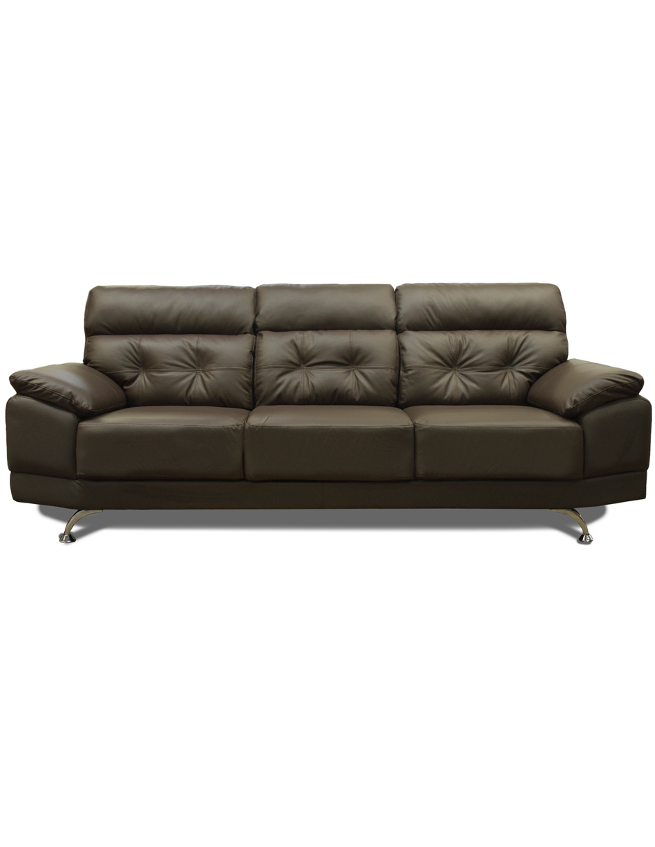 Sofá de piel Genuina Dublin Color Chocolate ConfortoPiel