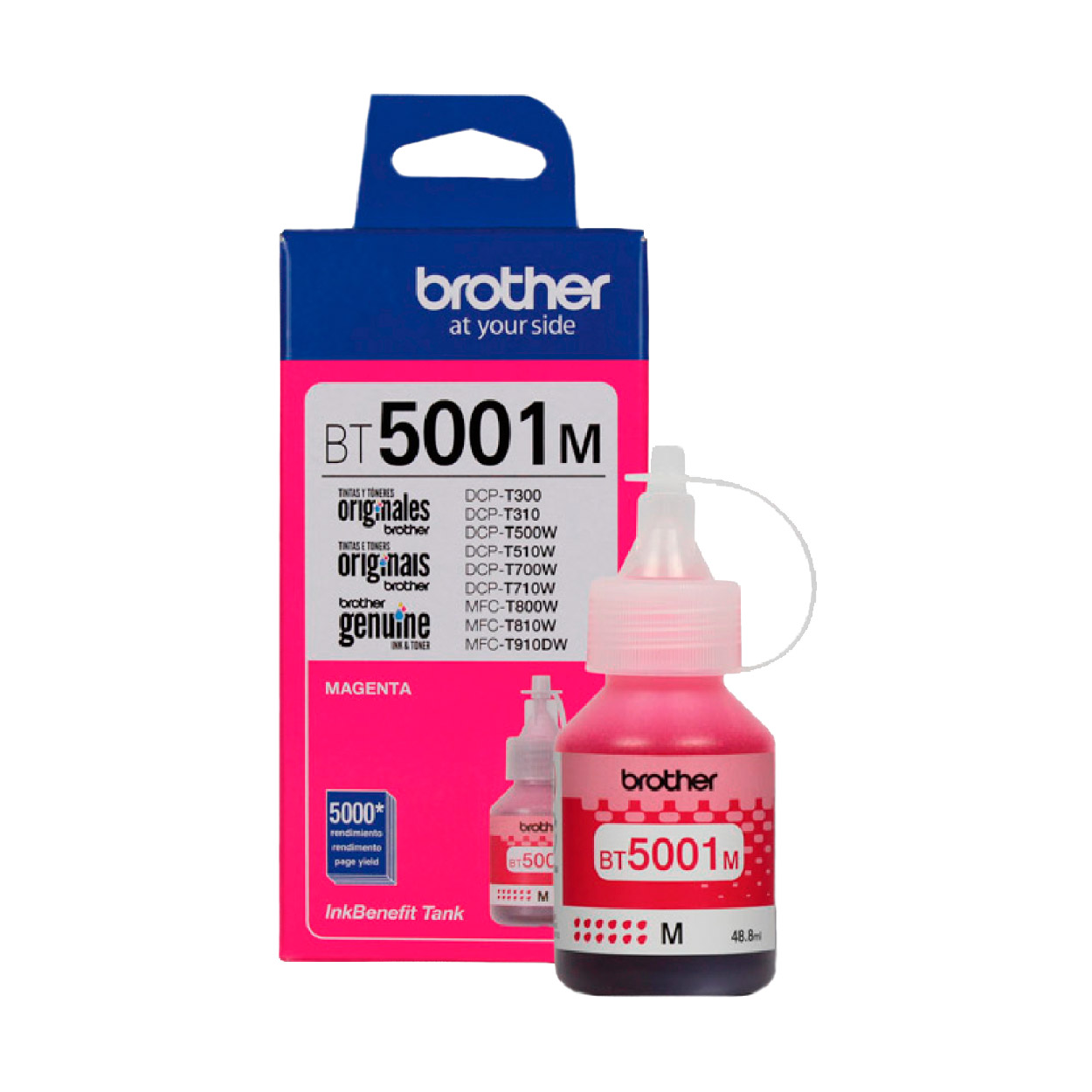 Kit De 3 Tintas Originales Brother - Bt5001 Cyan, Magenta, Yellow