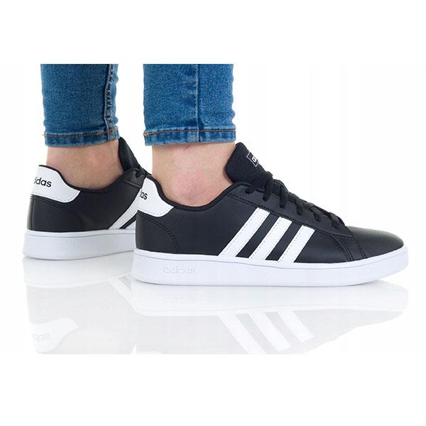 Tenis Casual Adidas Grand Court K Negro Unisex EF0101