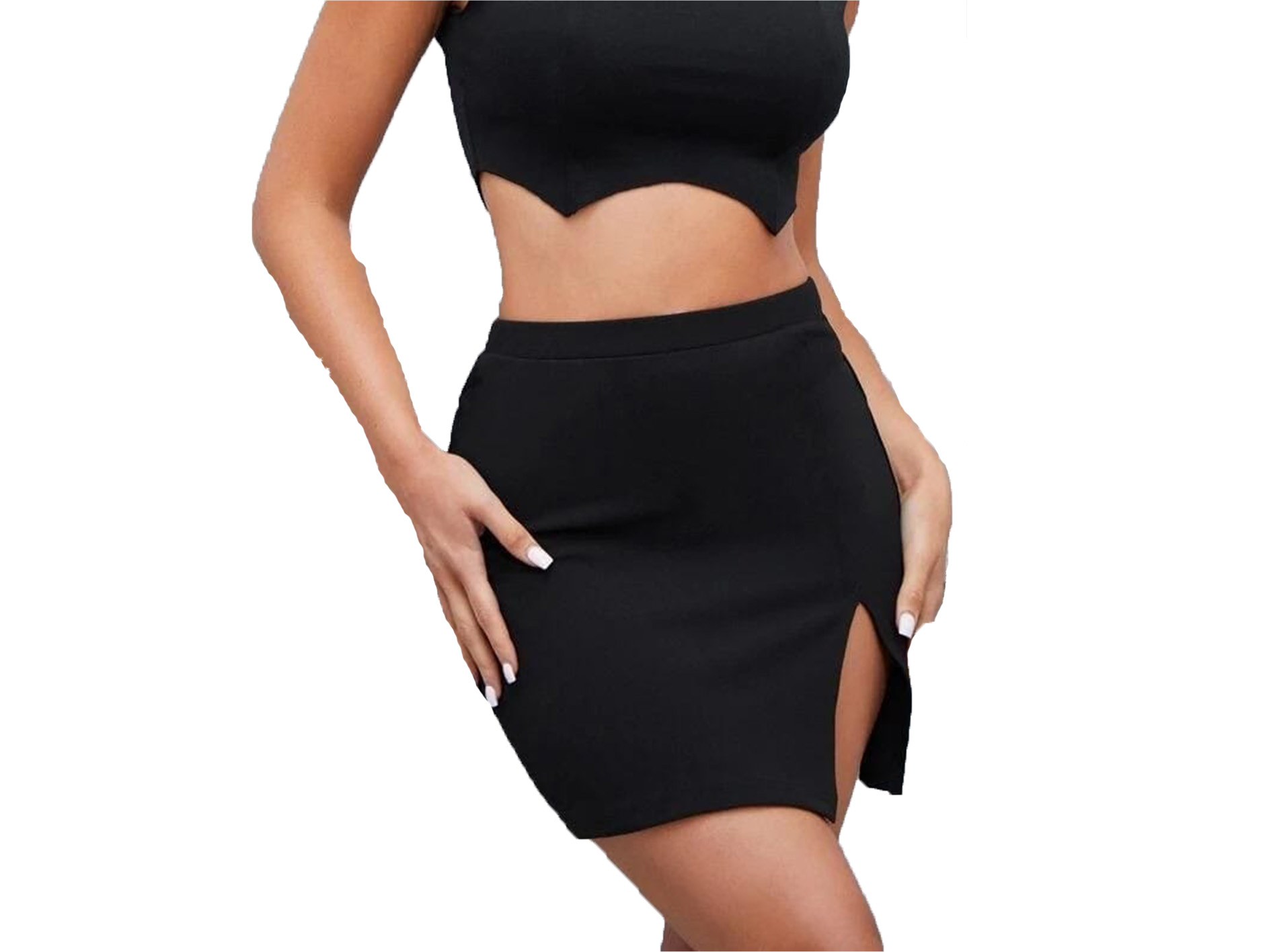 Falda con Abertura Sexy Comoda