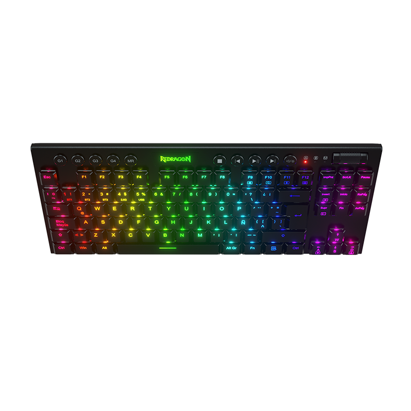 Teclado Mecanico Gamer Redragon Horus TKL K621-RGB Red Switch