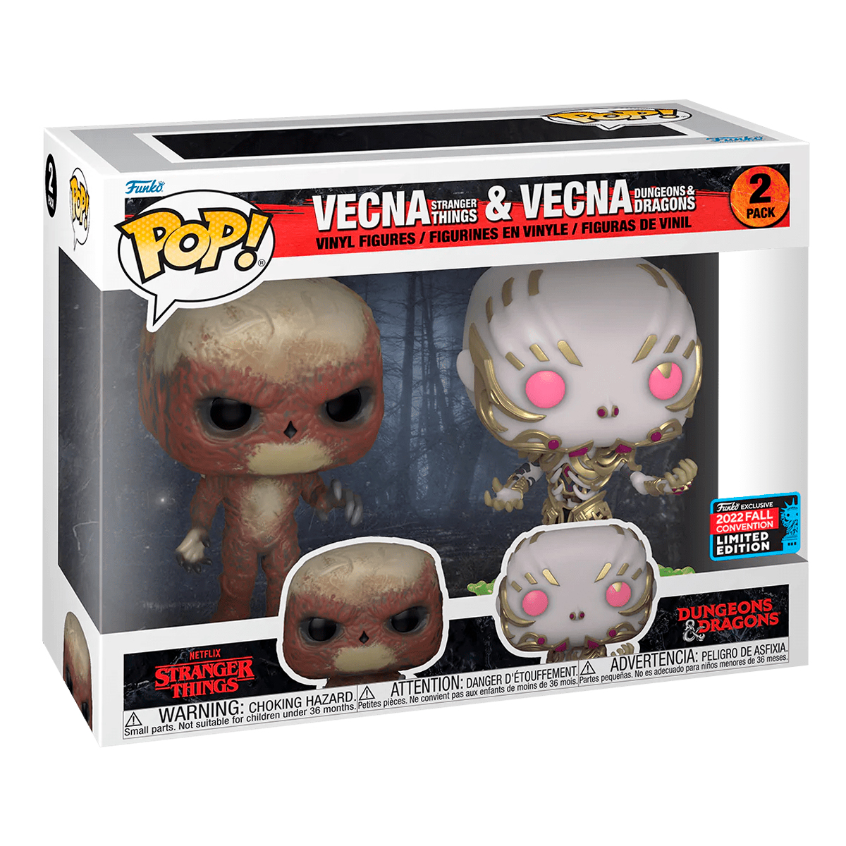 Funko Pop Vecna Stranger Things Dungeons And Dragons Paquete 2 Figuras Original