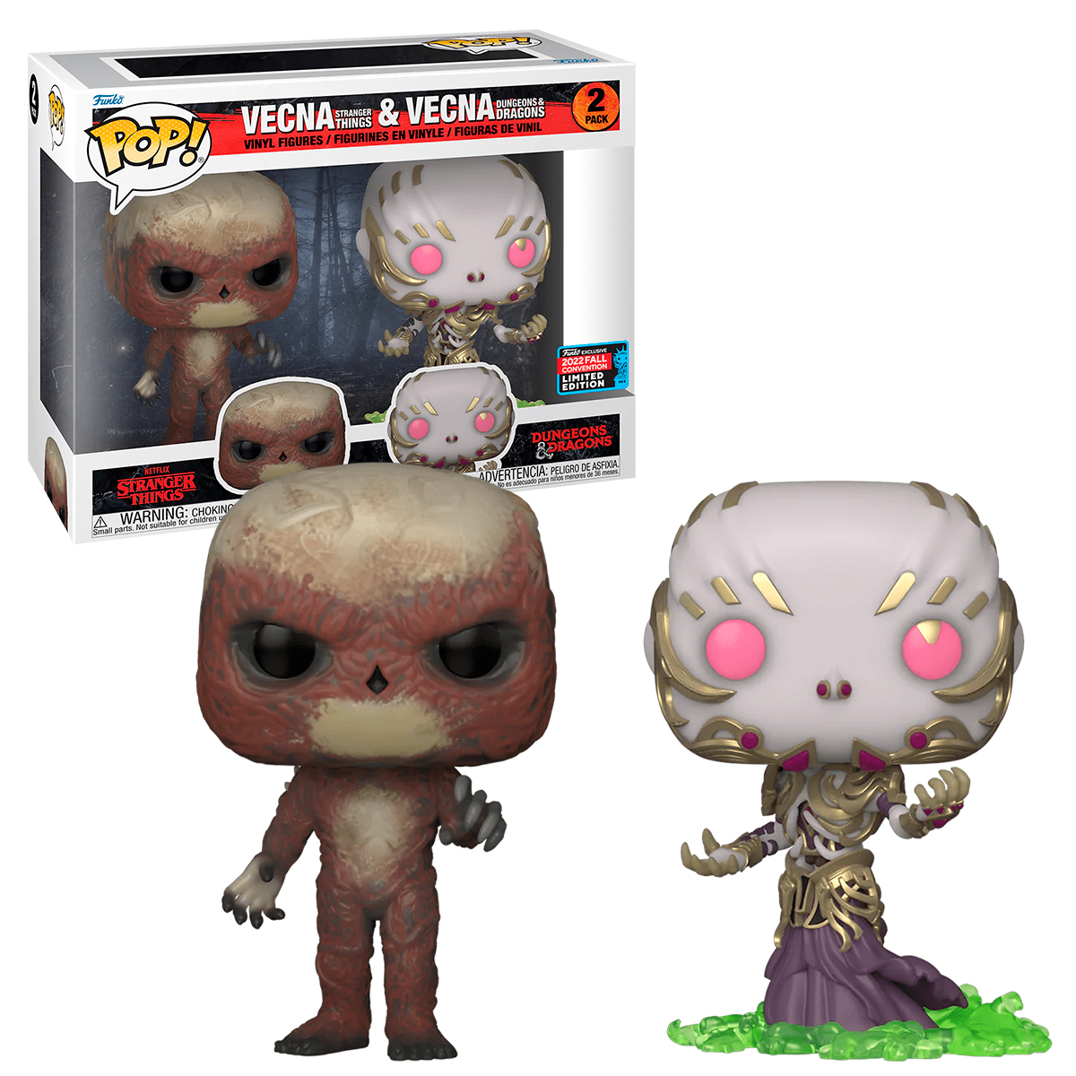 Funko Pop Vecna Stranger Things Dungeons And Dragons Paquete 2 Figuras Original