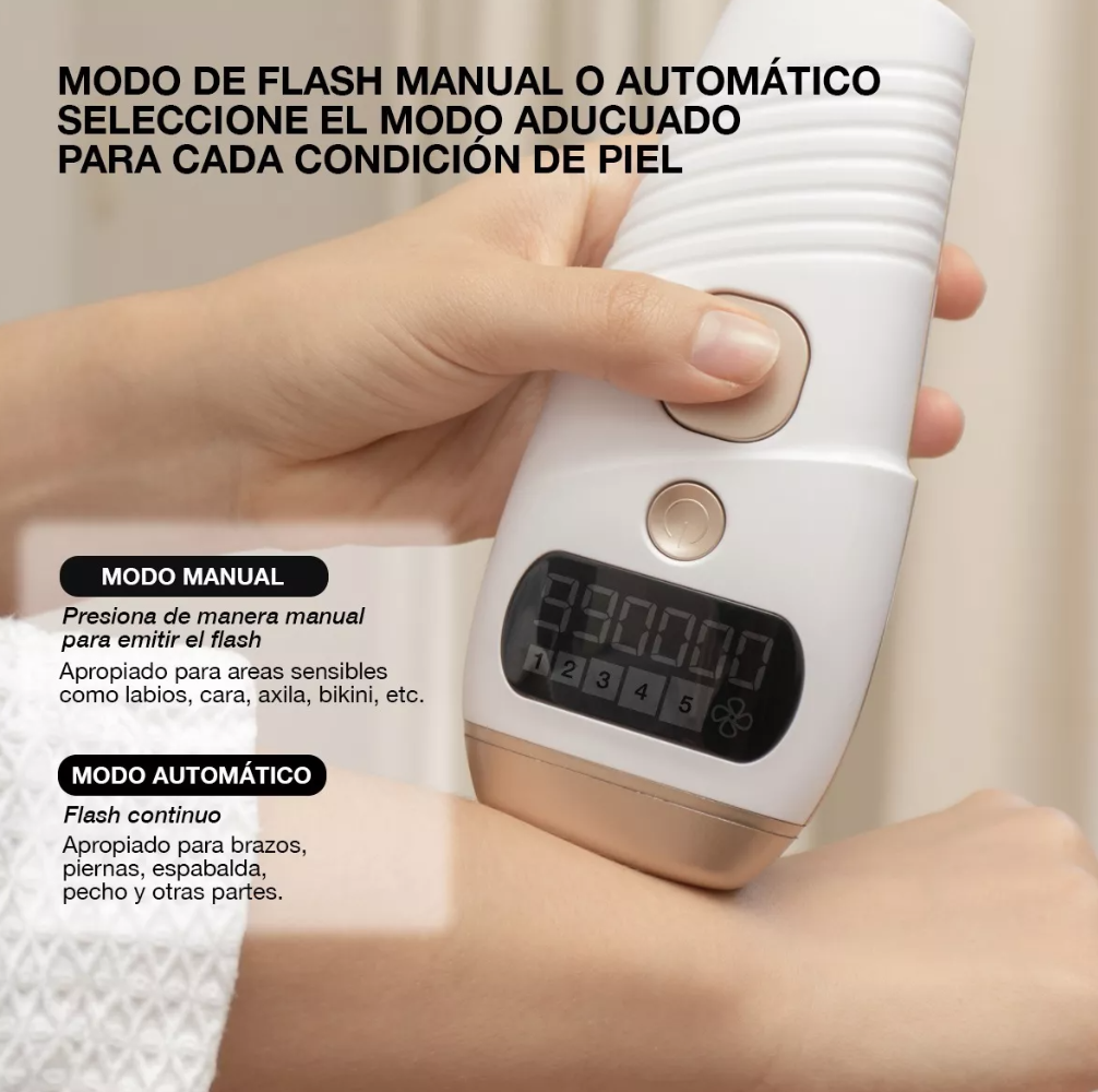 Depiladora Laser Ipl Profesional 990000 Pulsos Kit Completo