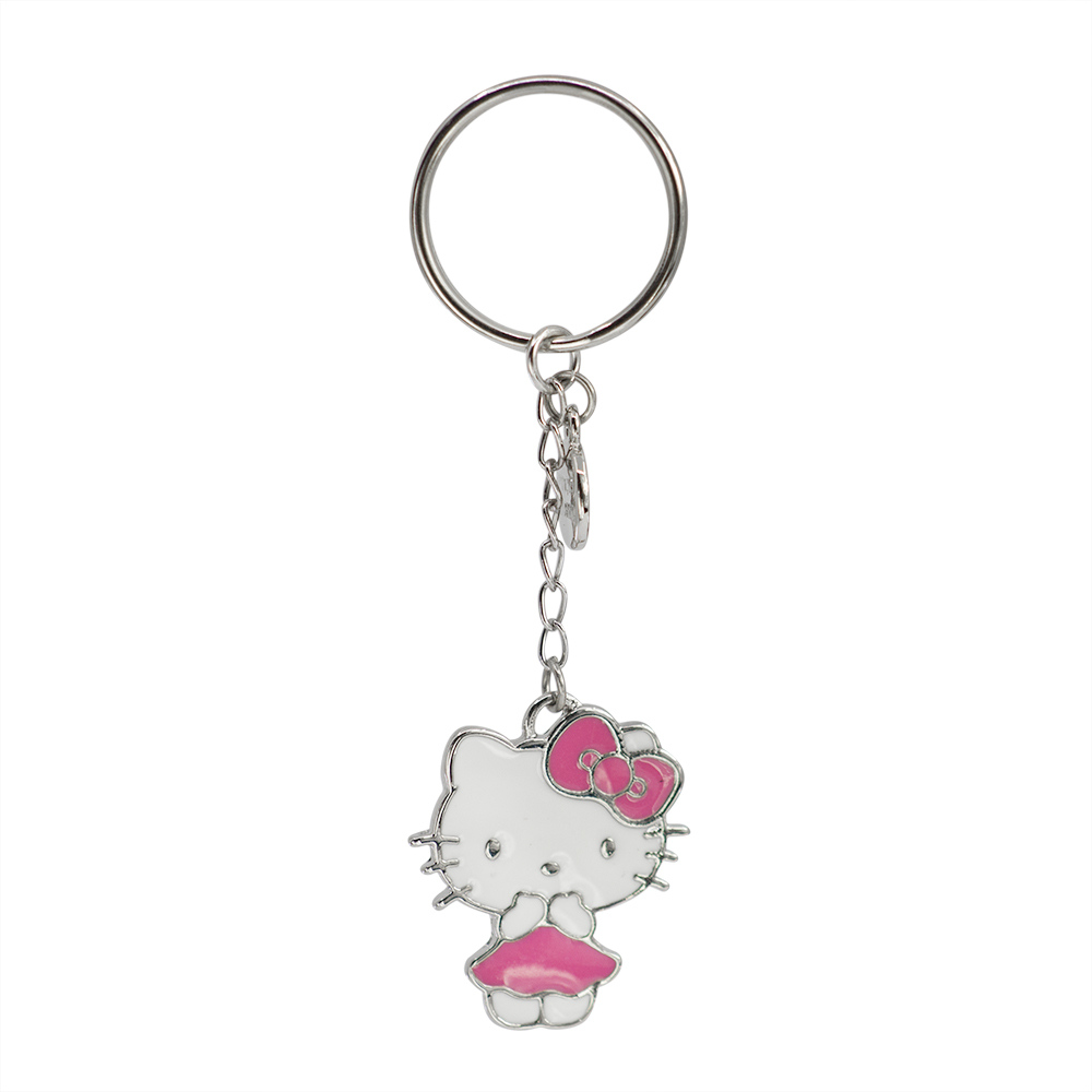 Llavero Hello Kitty Clásica Con Resina