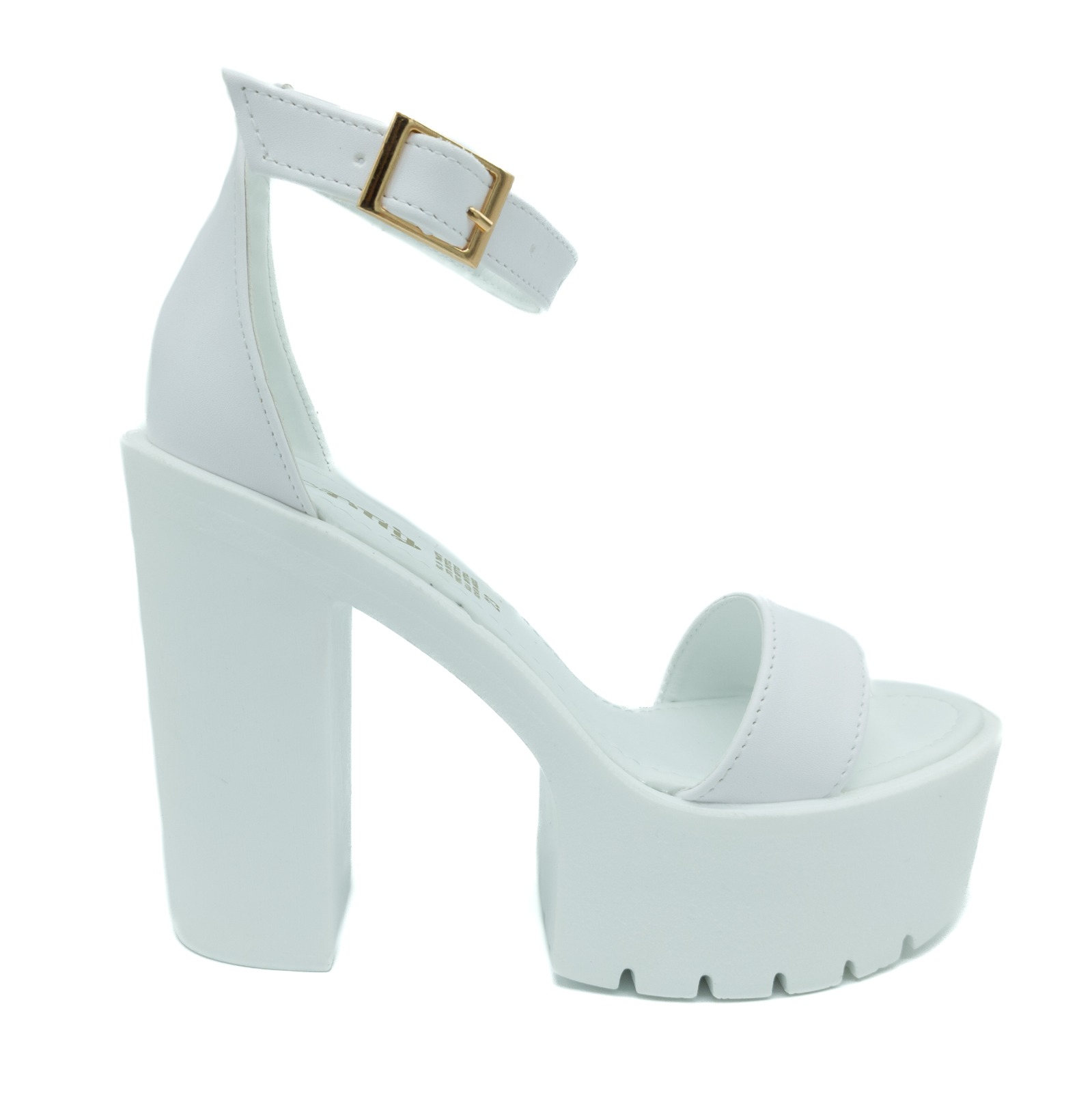 Tacones Plataforma 50Fifty Color Blanco