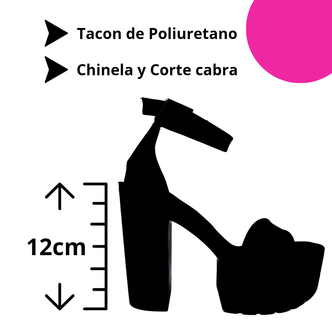 Tacones Plataforma 50Fifty Color Blanco