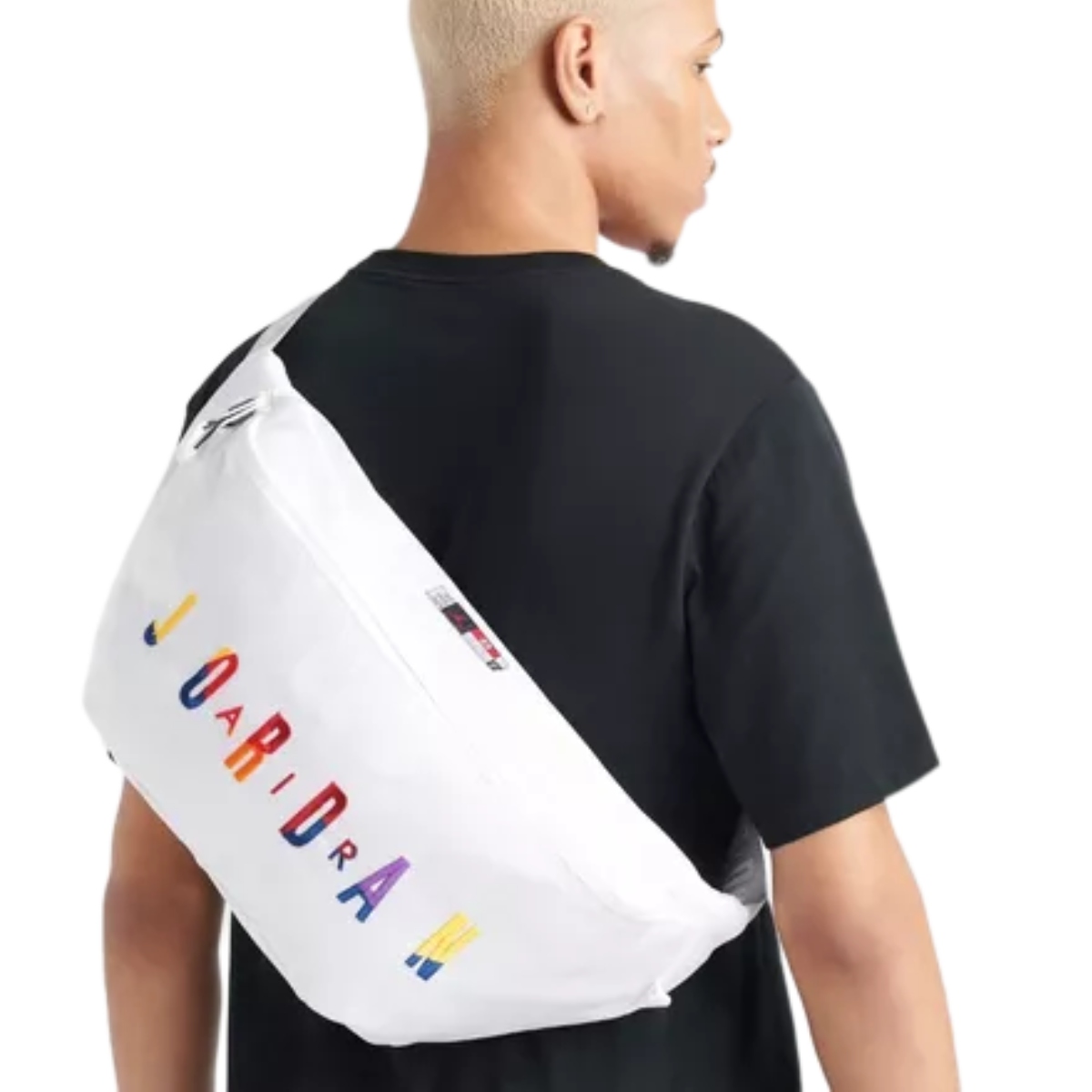 Cangurera Nike Air Jordan blanco 9A0255-w4h