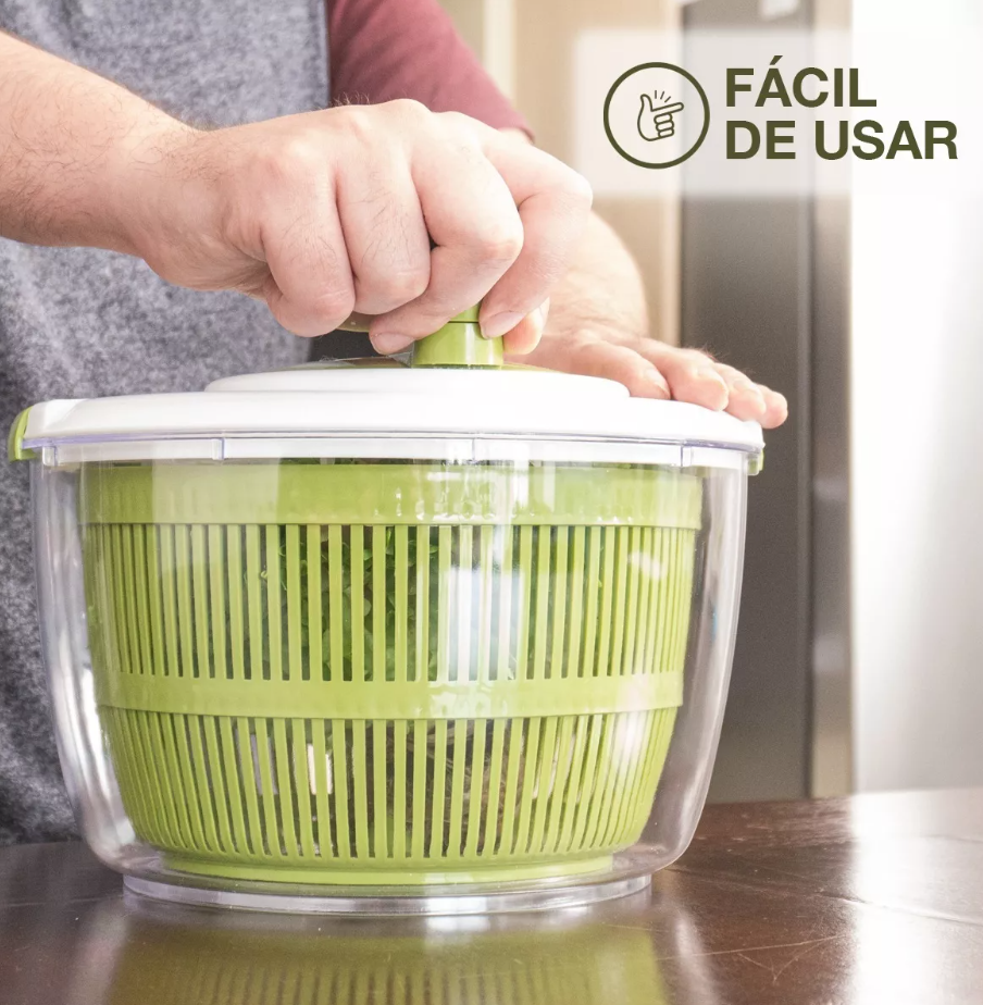 Centrifugador De Lechuga Escurridor Verdura Y Fruta