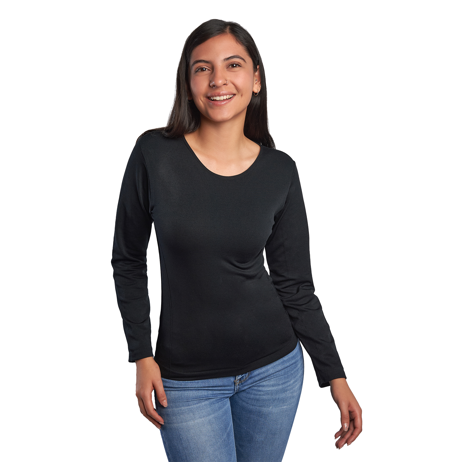 Paquete de 5 Blusas Termicas Para Mujer Manga Larga Afelpada Chili Beans