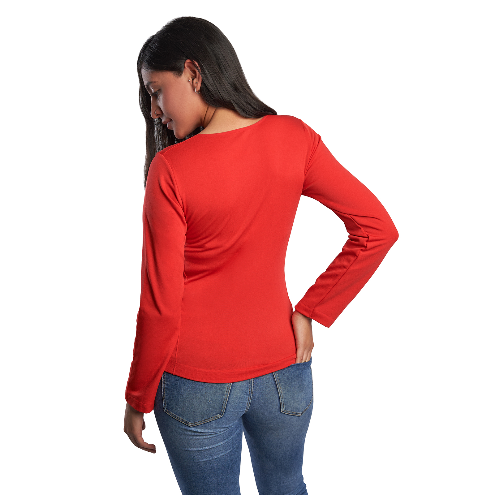 Paquete de 5 Blusas Termicas Para Mujer Manga Larga Afelpada Chili Beans