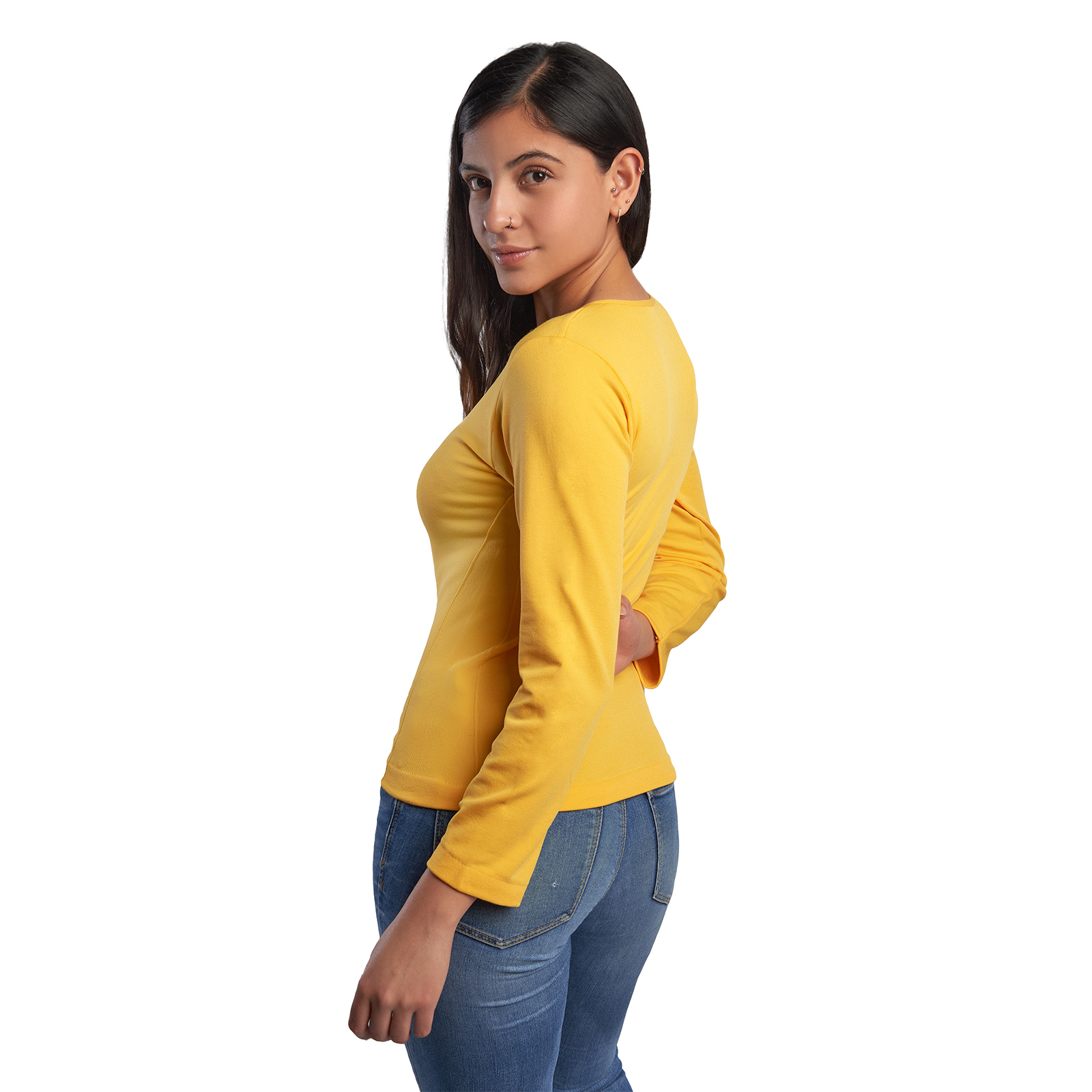 Paquete de 5 Blusas Termicas Para Mujer Manga Larga Afelpada Chili Beans