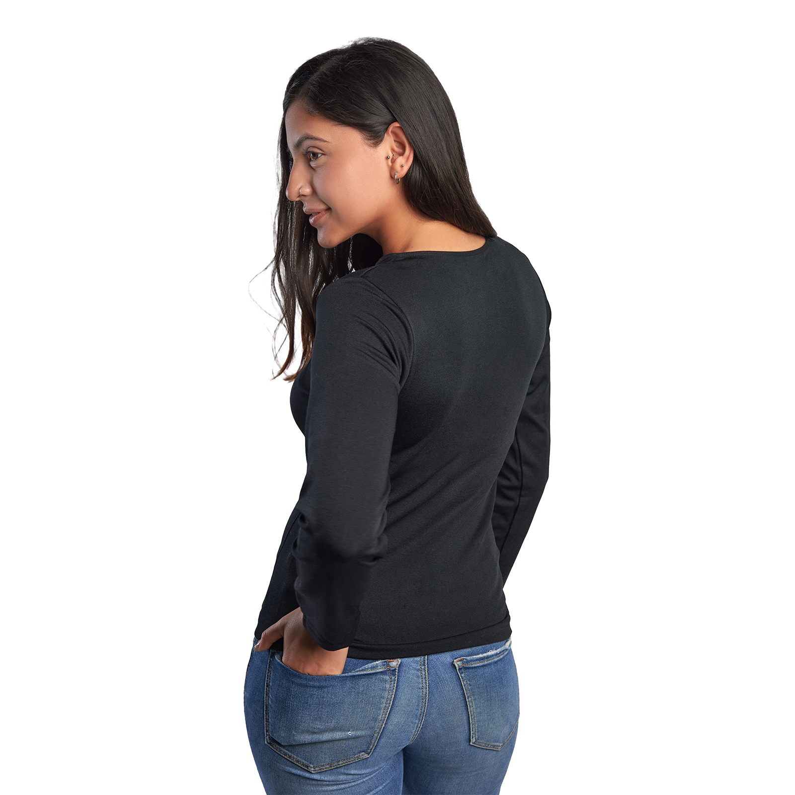 Paquete de 5 Blusas Termicas Para Mujer Manga Larga Afelpada Chili Beans